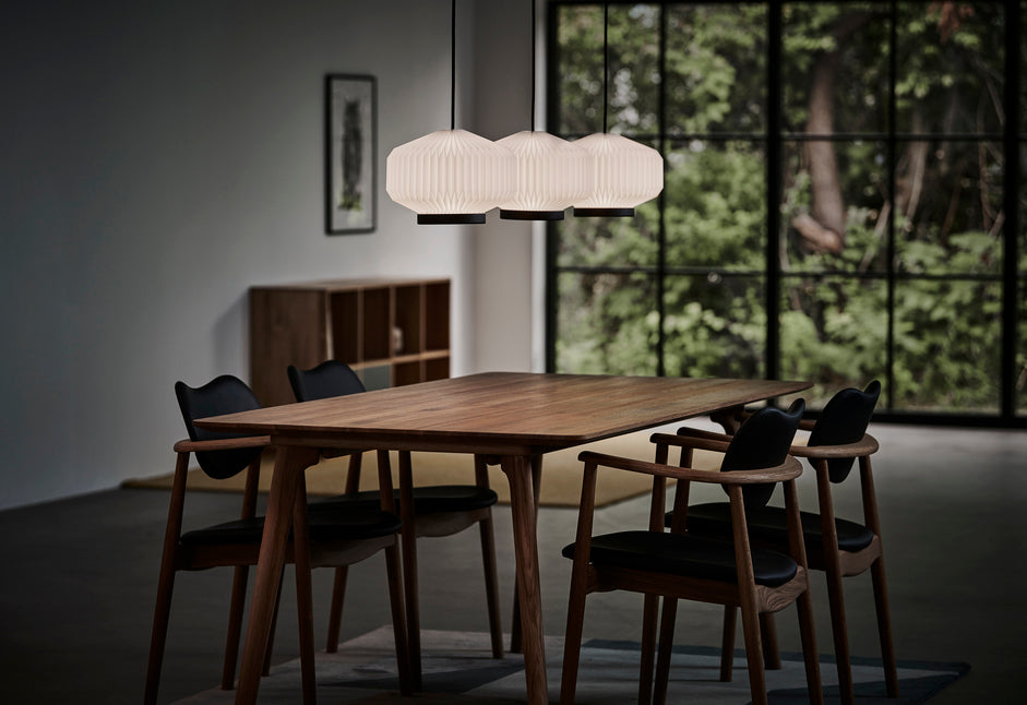 Závesná lampa MODEL 186 SHIBUI biela