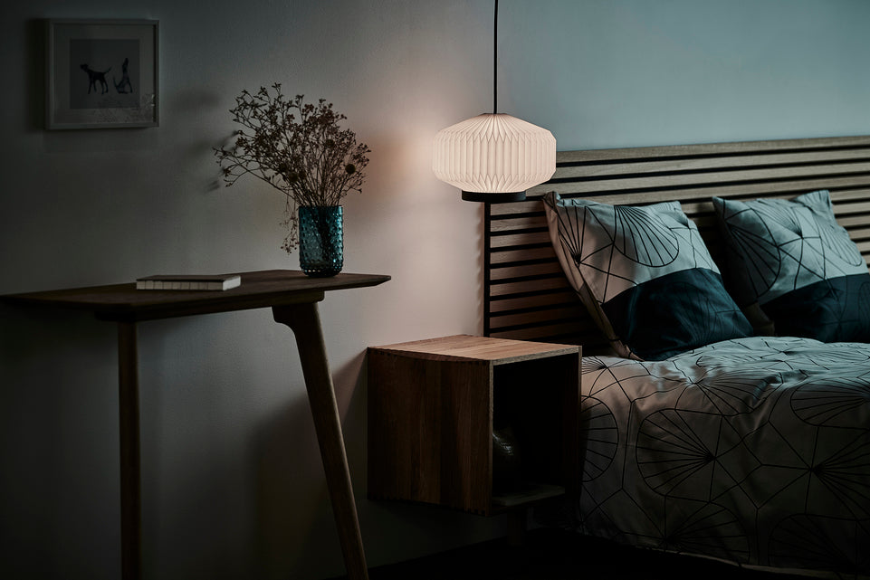 Závesná lampa MODEL 186 SHIBUI biela