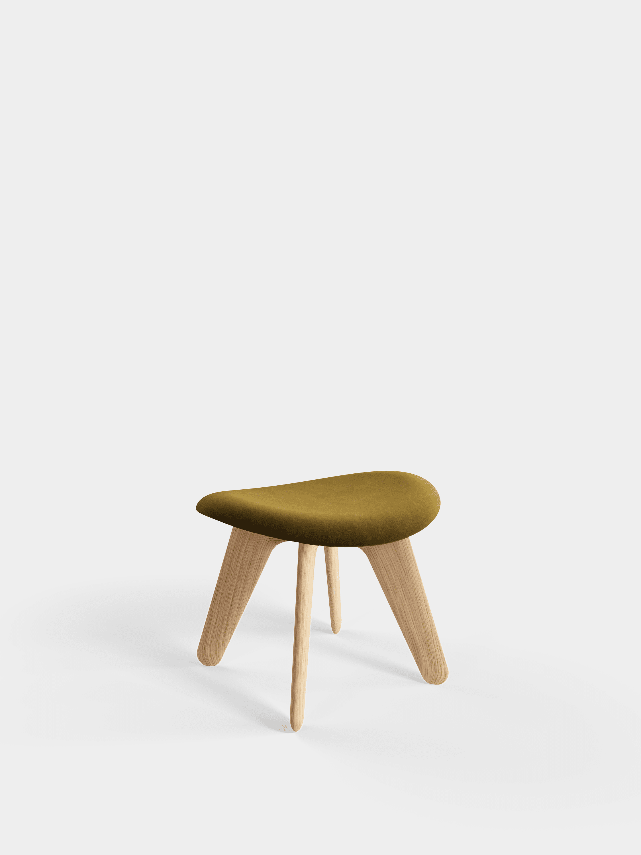 Podnožník SLAB khaki s dubovou základňou