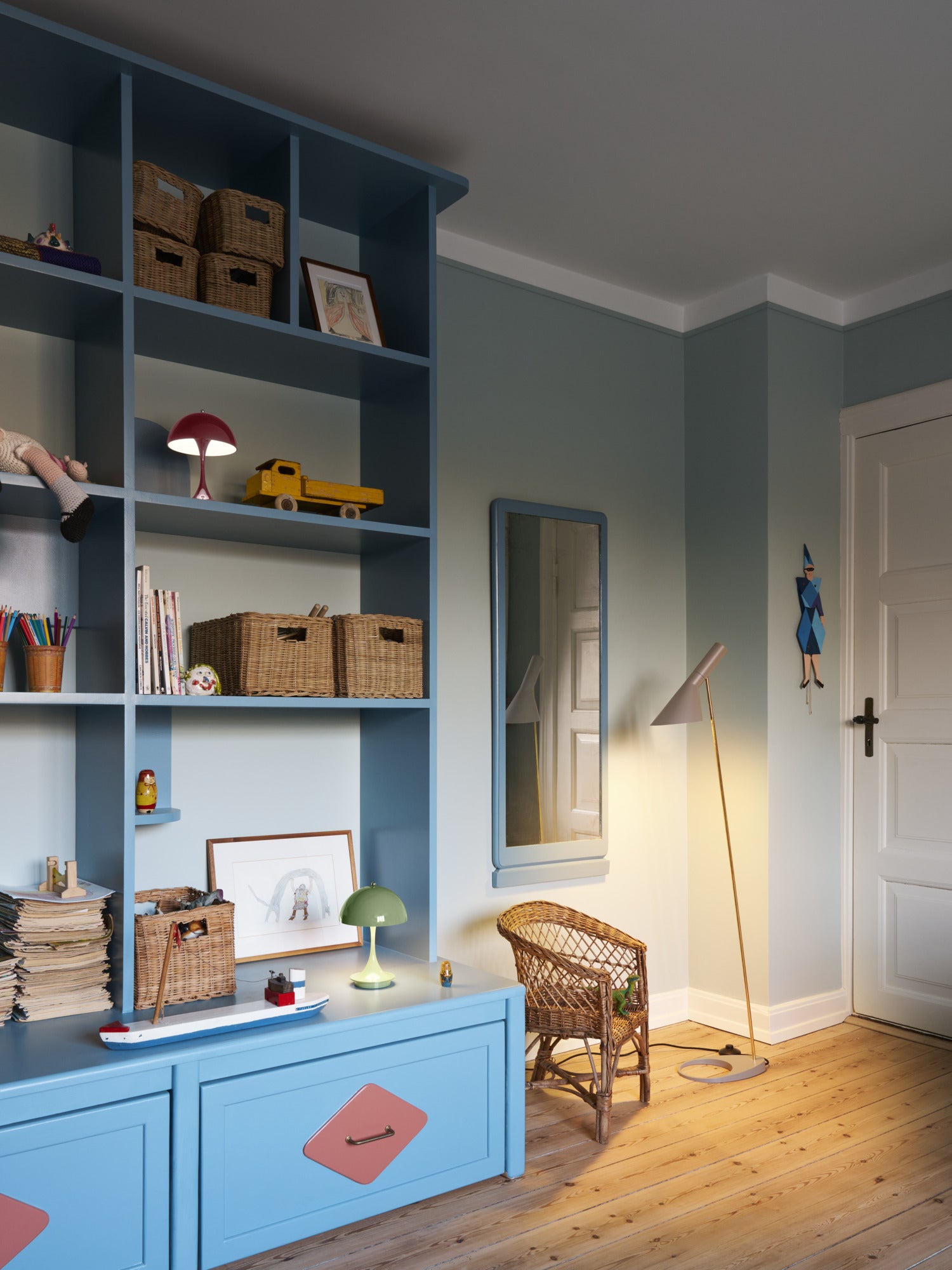 Prenosná lampa PANTHELLA 160 burgundská