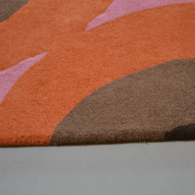 Round rug SUNFLOWER pink