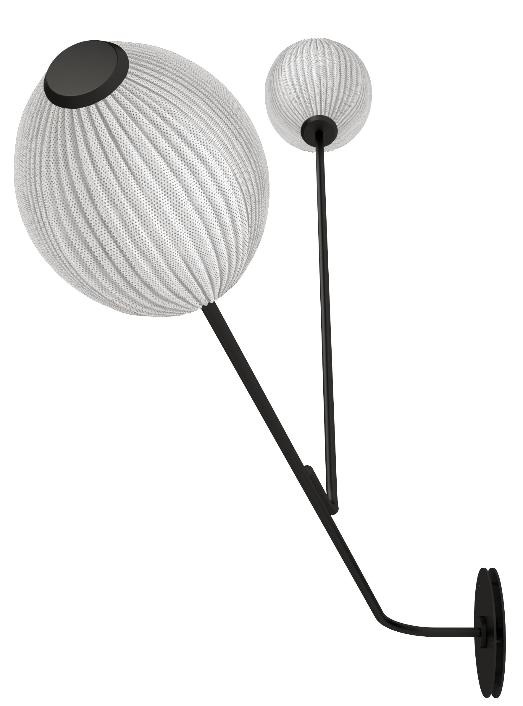 Nástenná lampa SATELLITE biela