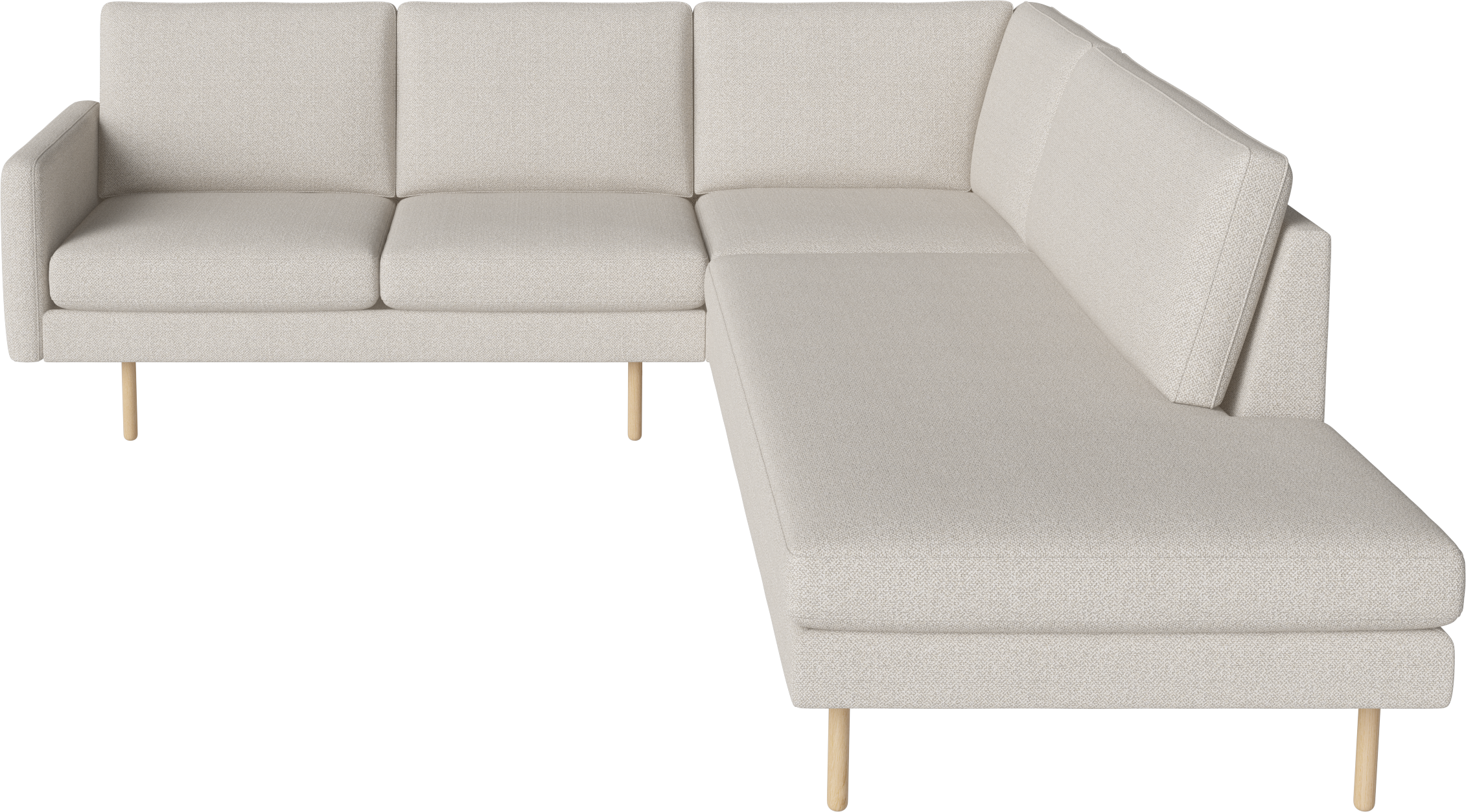 Open corner right -sided scandinavia remix white base