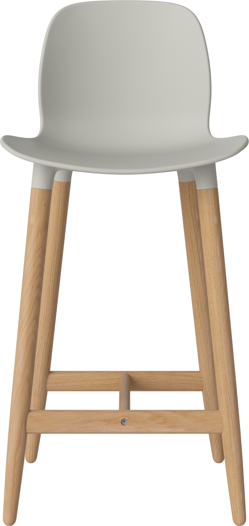 Hoker SEED šedý s dubovou základňou