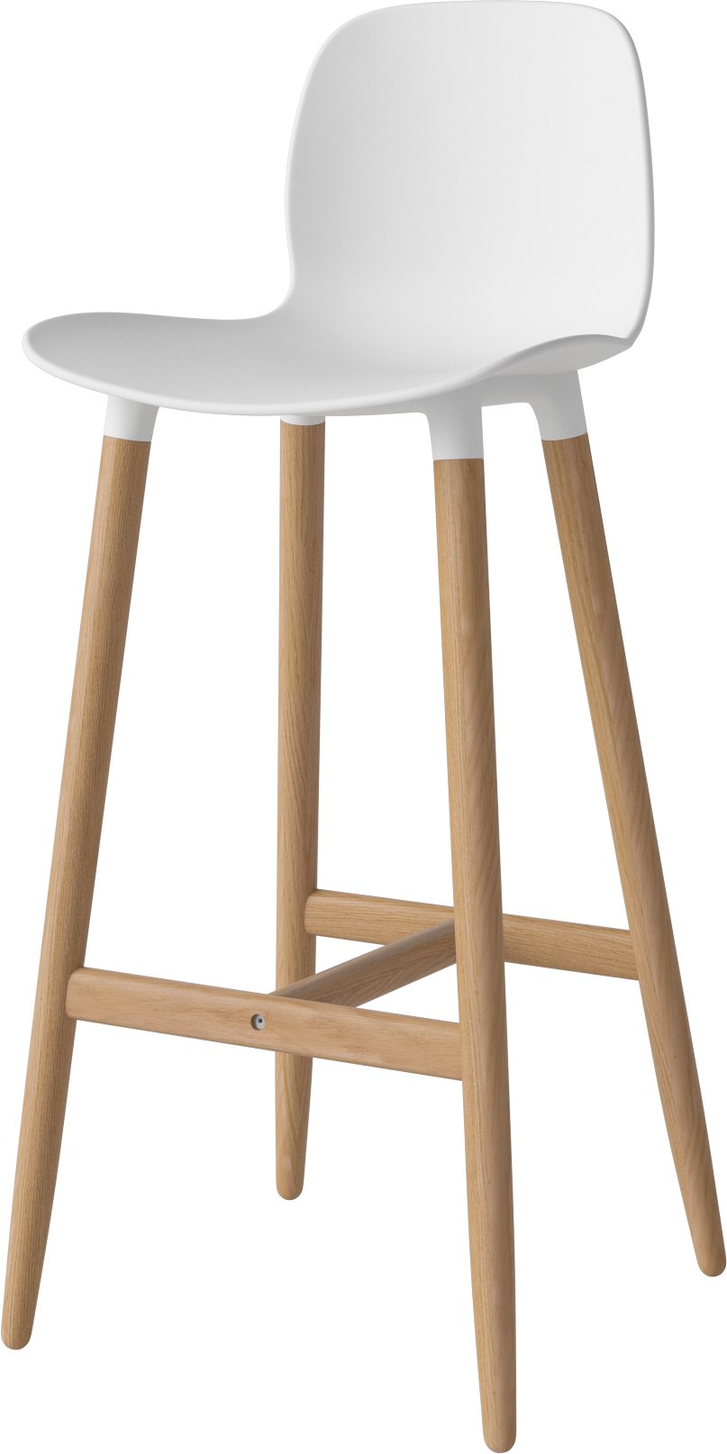 Hoker SEED biely s dubovou základňou