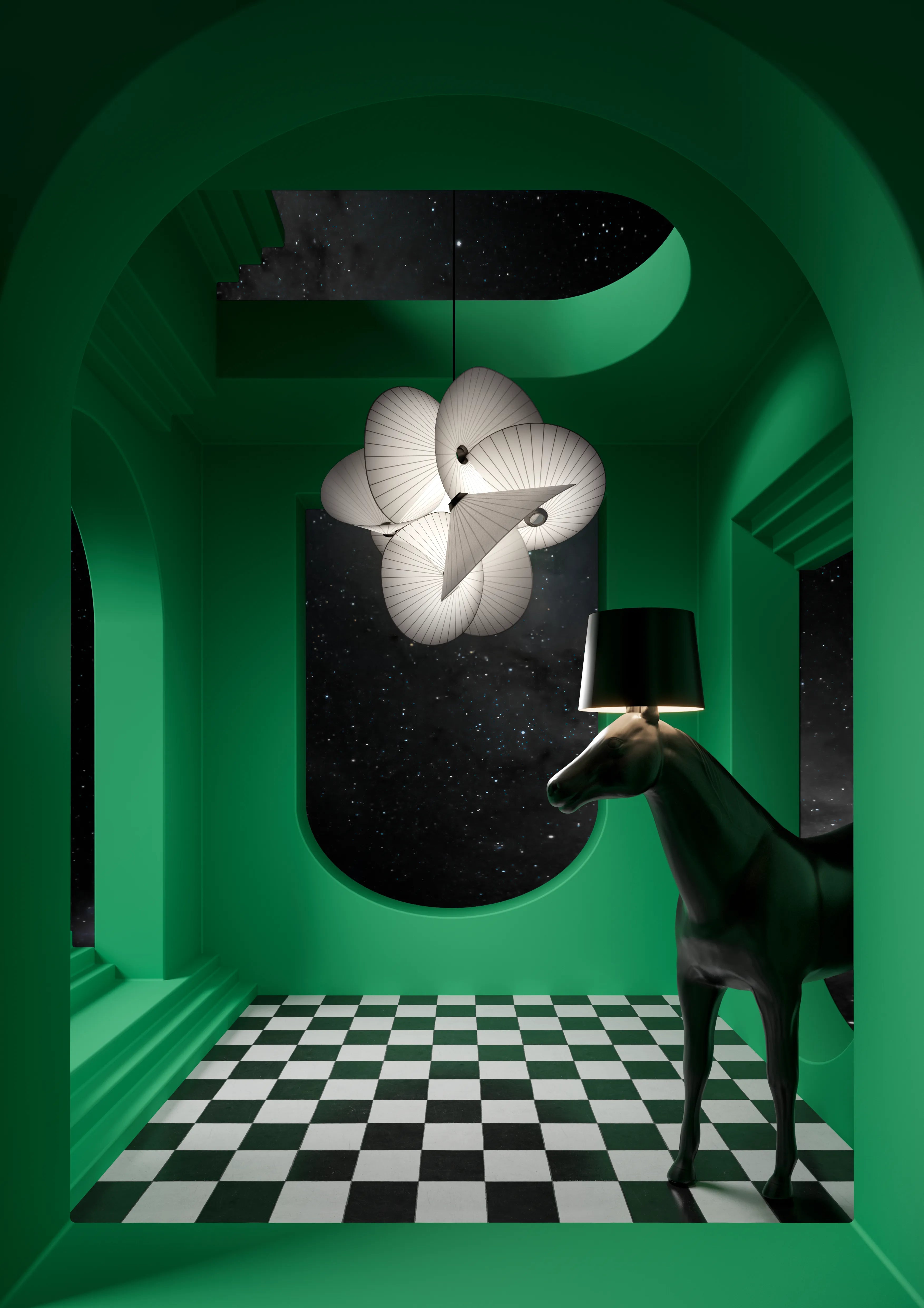 White Serpentine Light Light Light