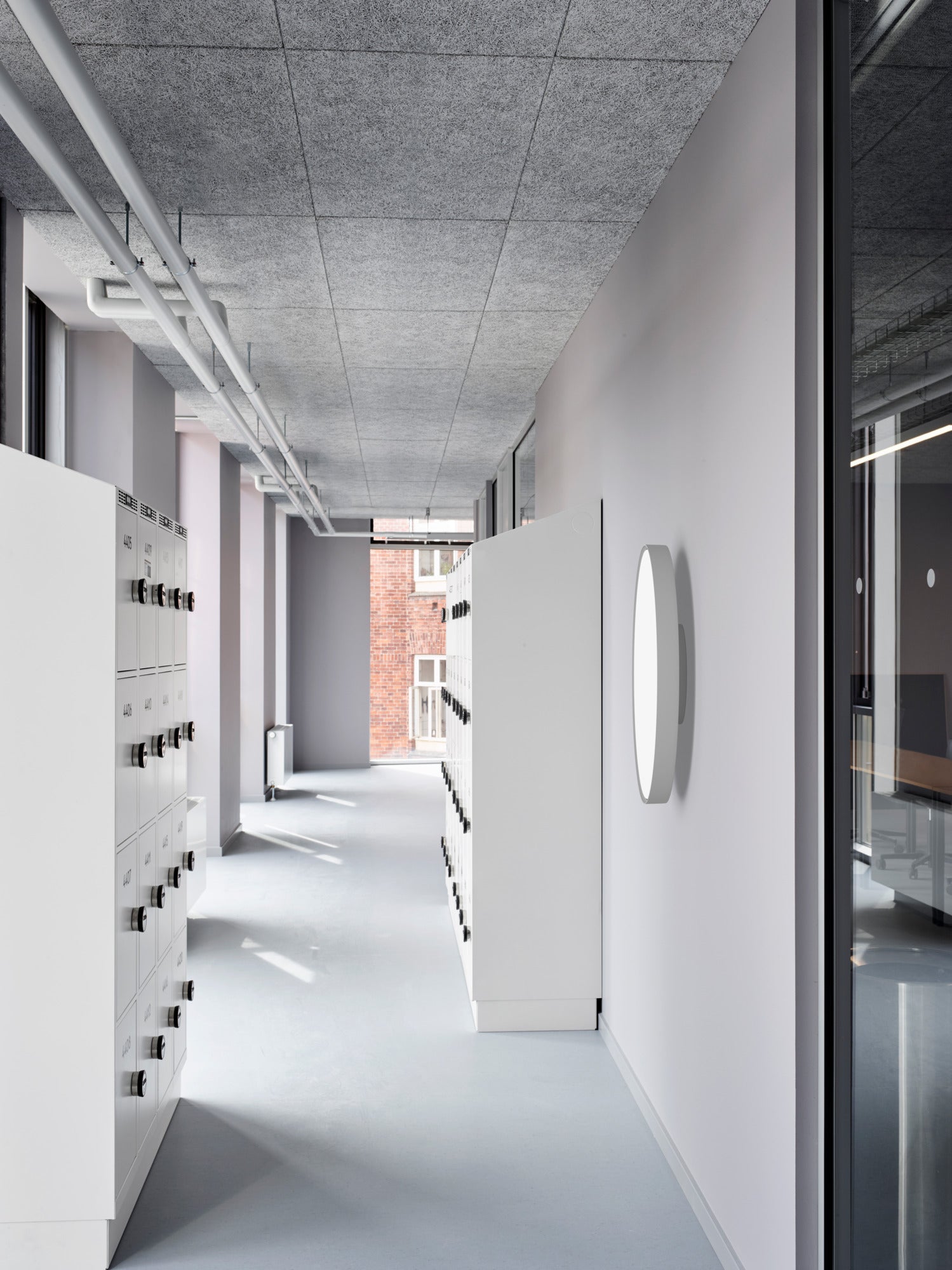 Nástenná lampa LP SLIM ROUND biela