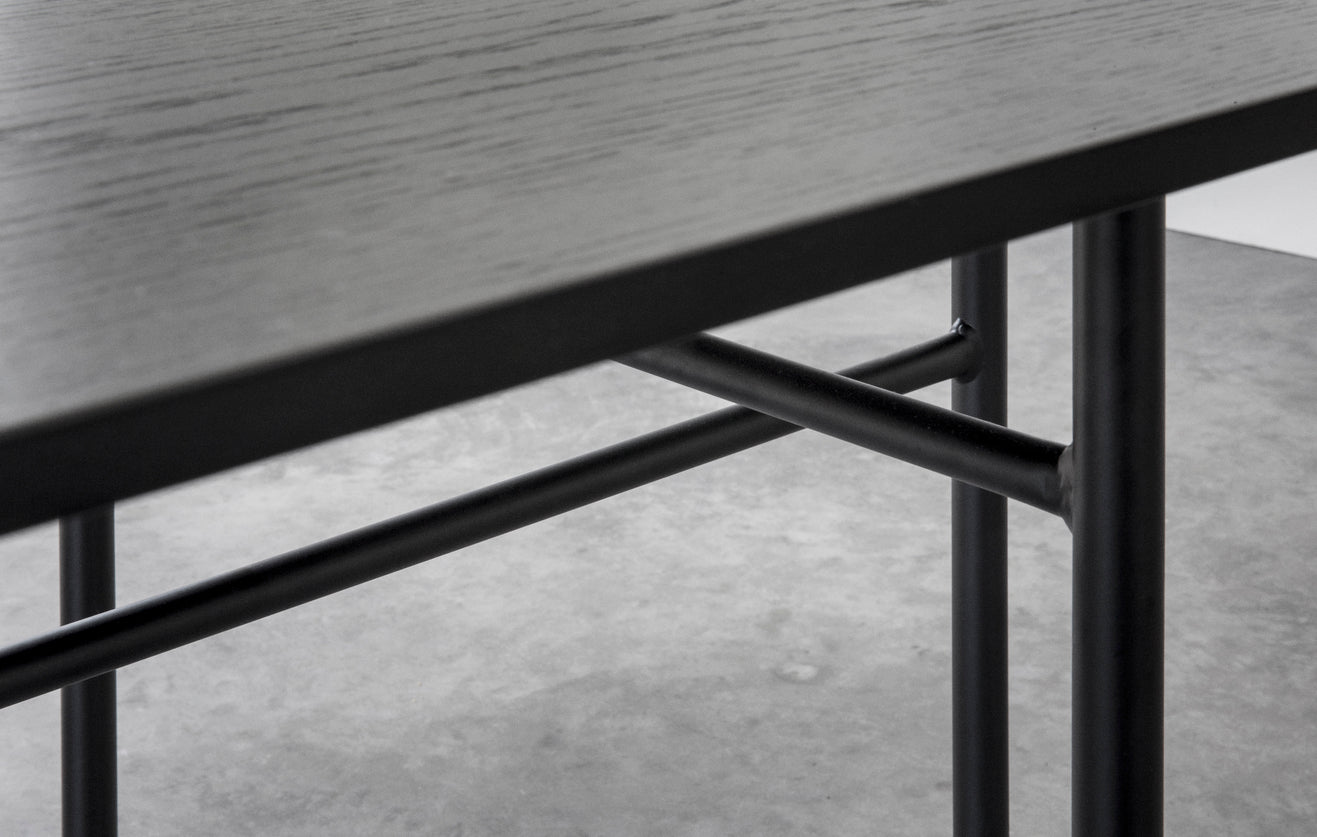 SNAREGADE table black oak veneer