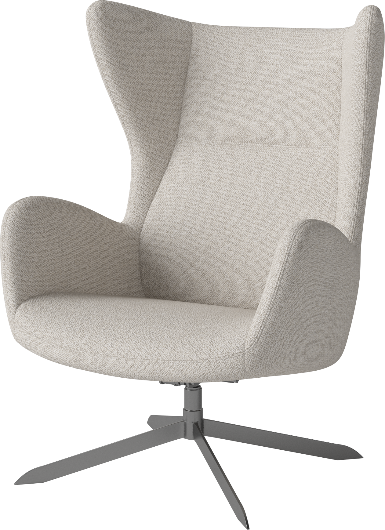 Kreslo čalúnené SOLO s kovovým podstavcom