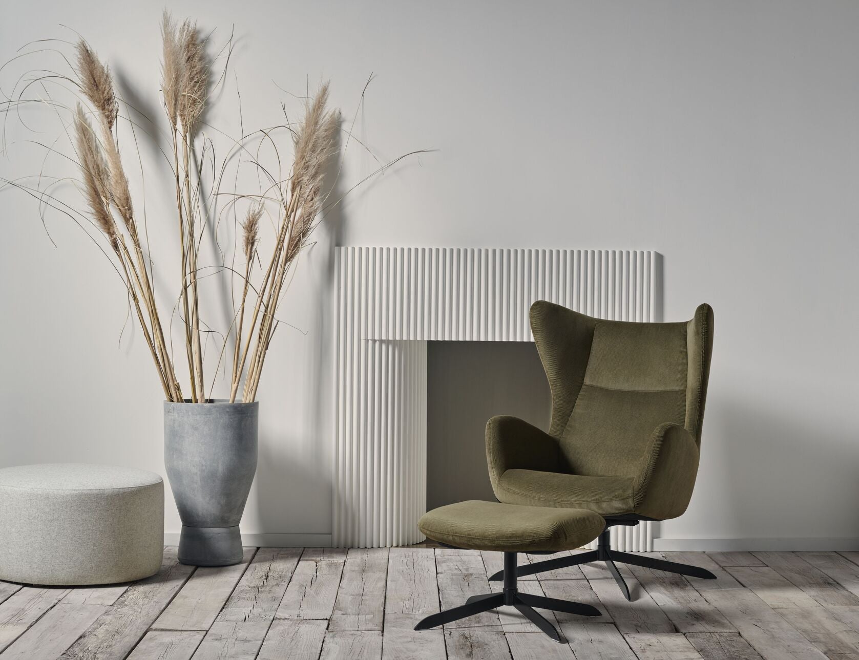 Kvetináč COMBO šedý cement