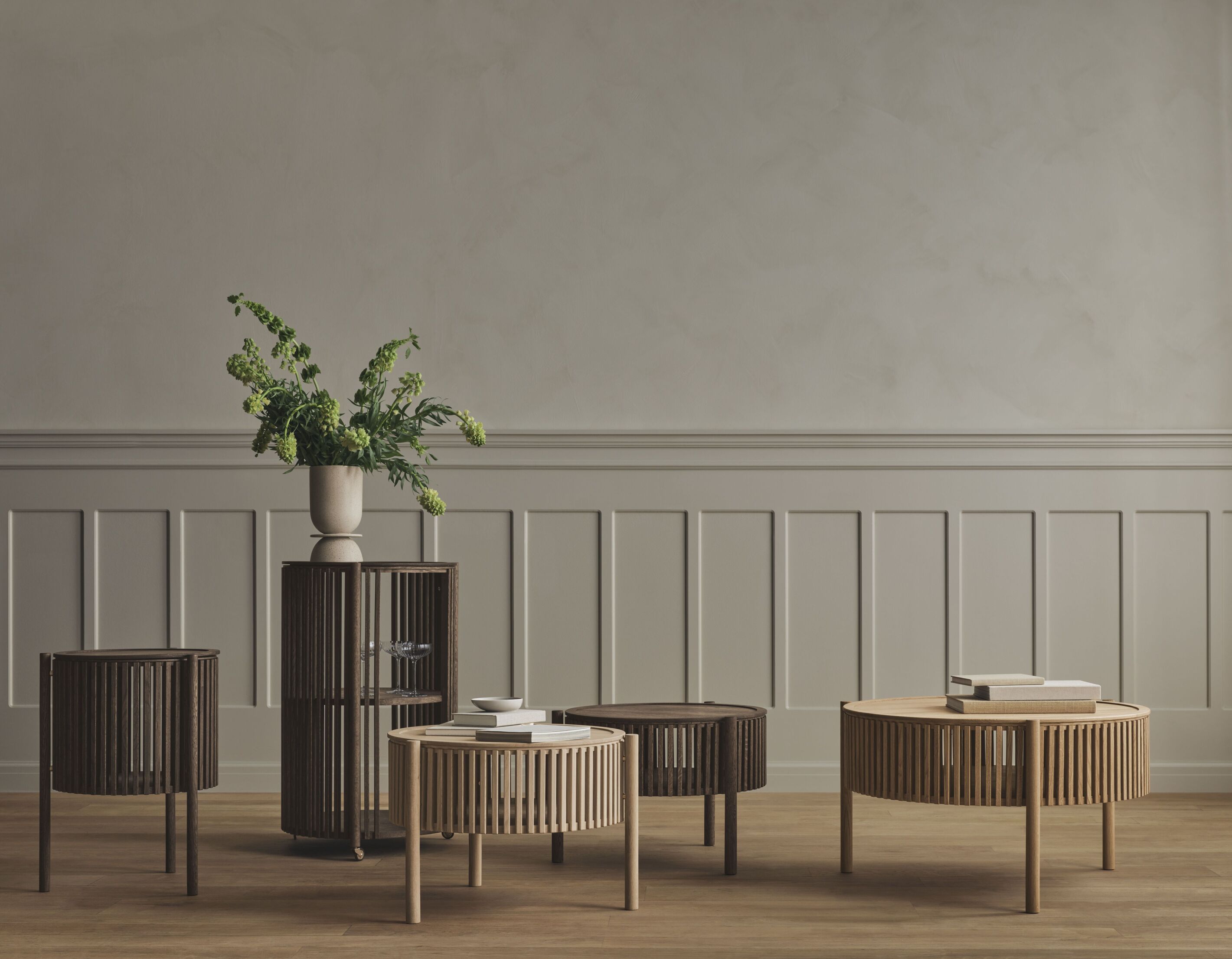 Kávový stolík STORY tmavé dubové drevo