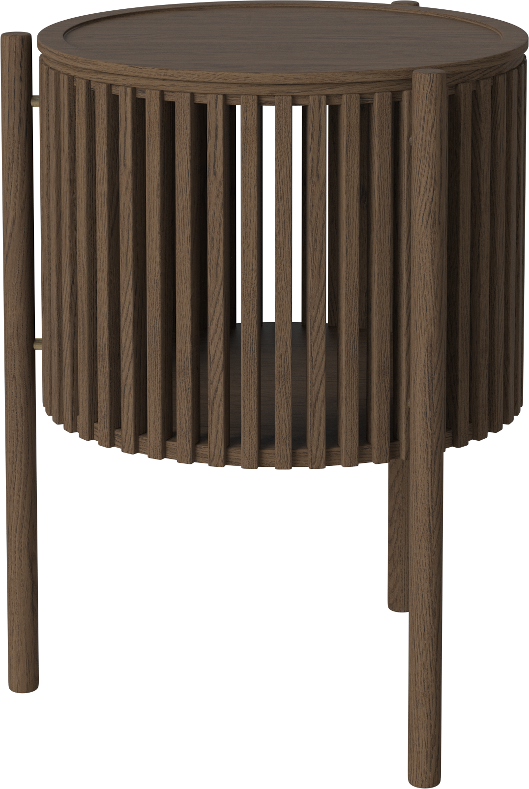 Bočný stolík STORY tmavé dubové drevo