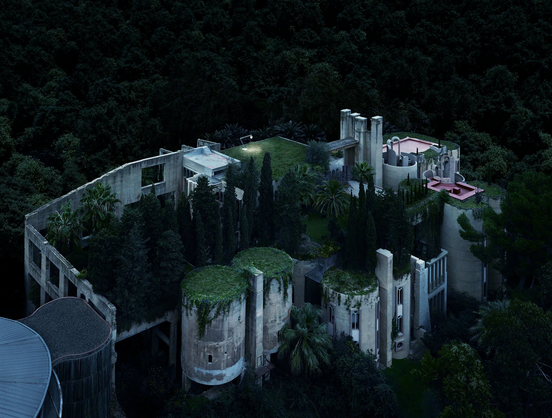 Záhradná podlahová lampa SUPERARCHIMOON hnedá