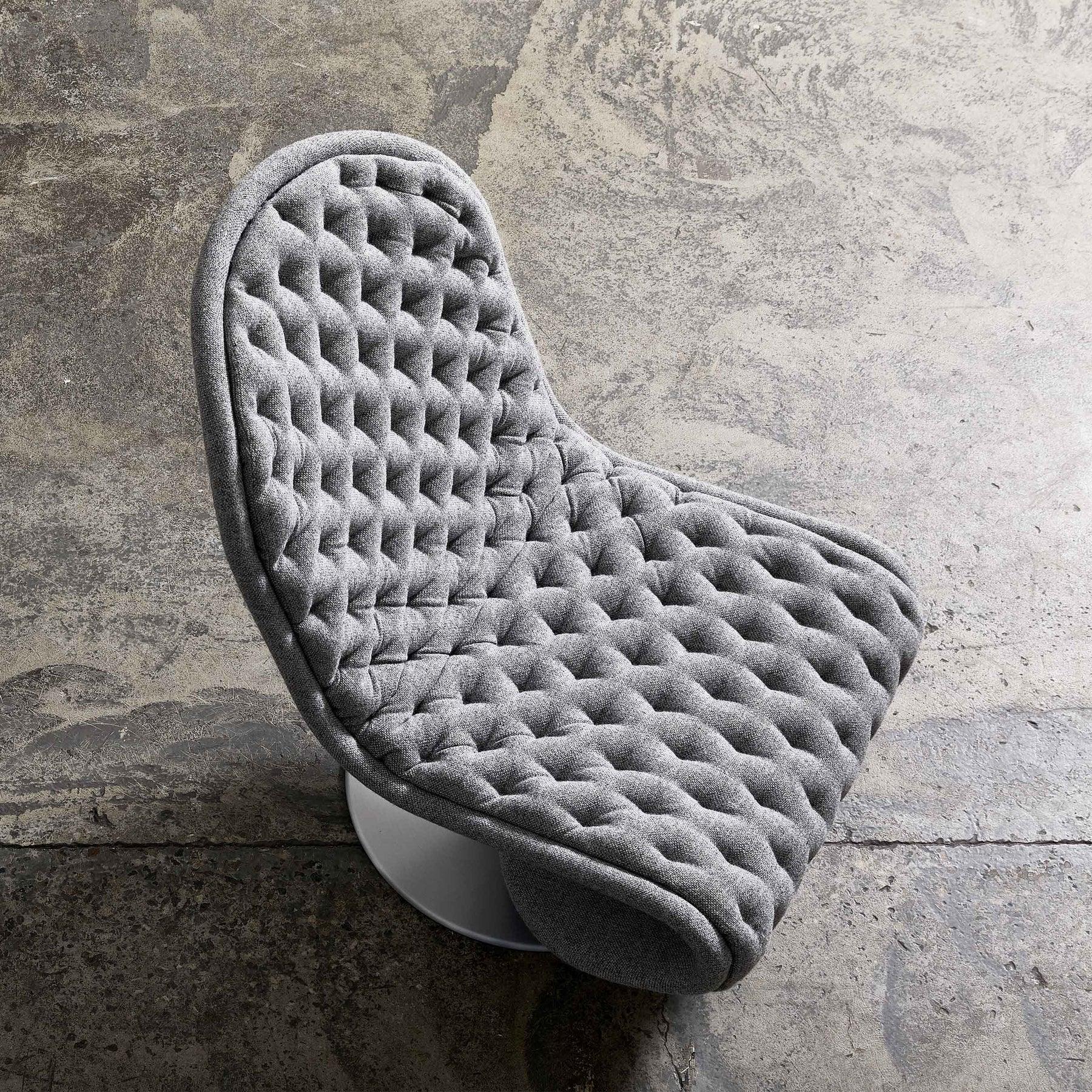 Fotel SYSTEM 1-2-3 LOUNGE DELUXE z okrągłą podstawą Verpan Eye on Design