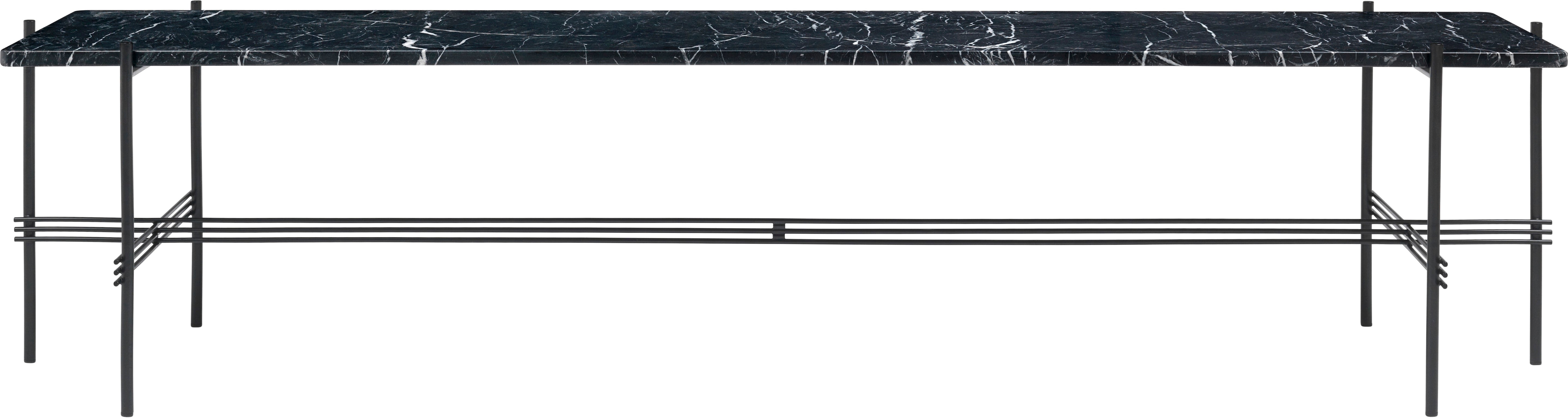 Konzola TS čierny mramor s čiernym podstavcom