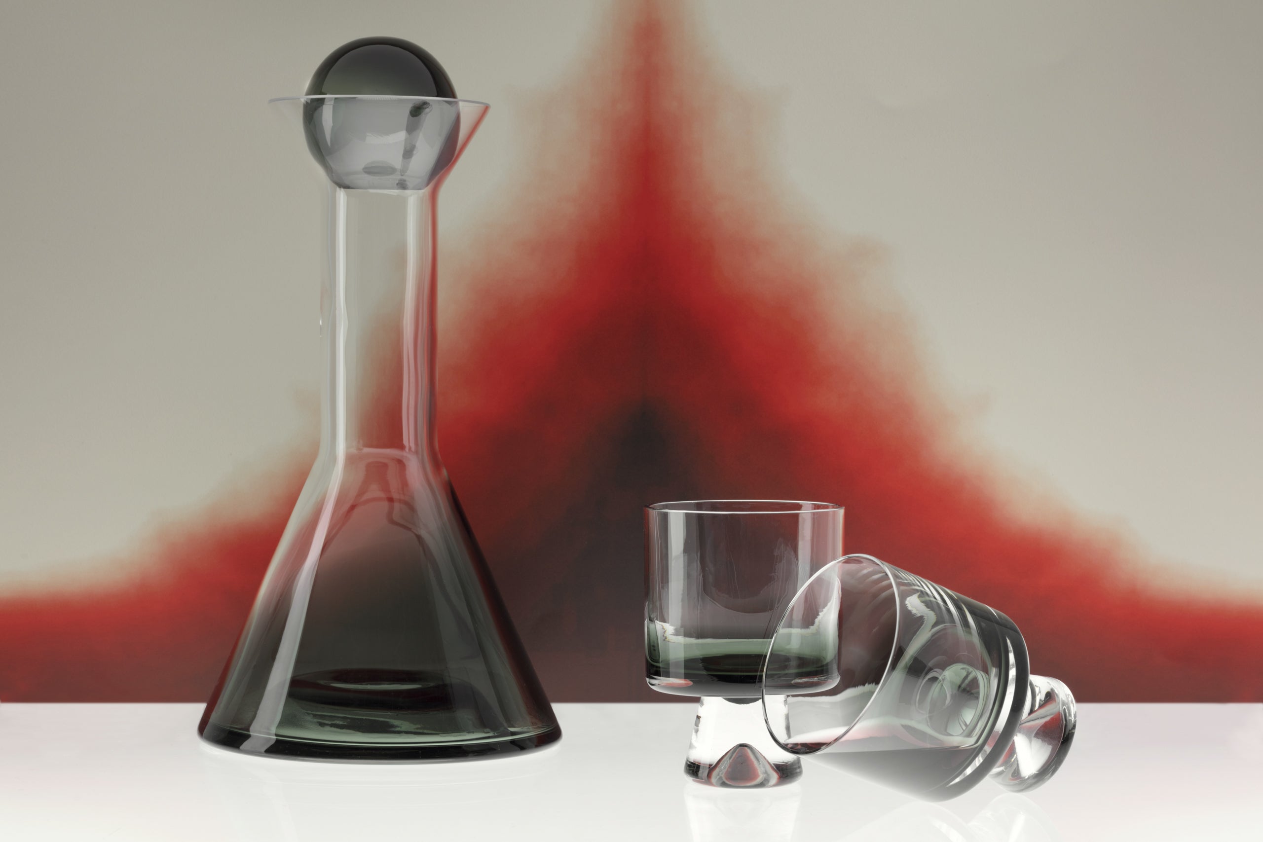 Dekantér TANK čierne sklo