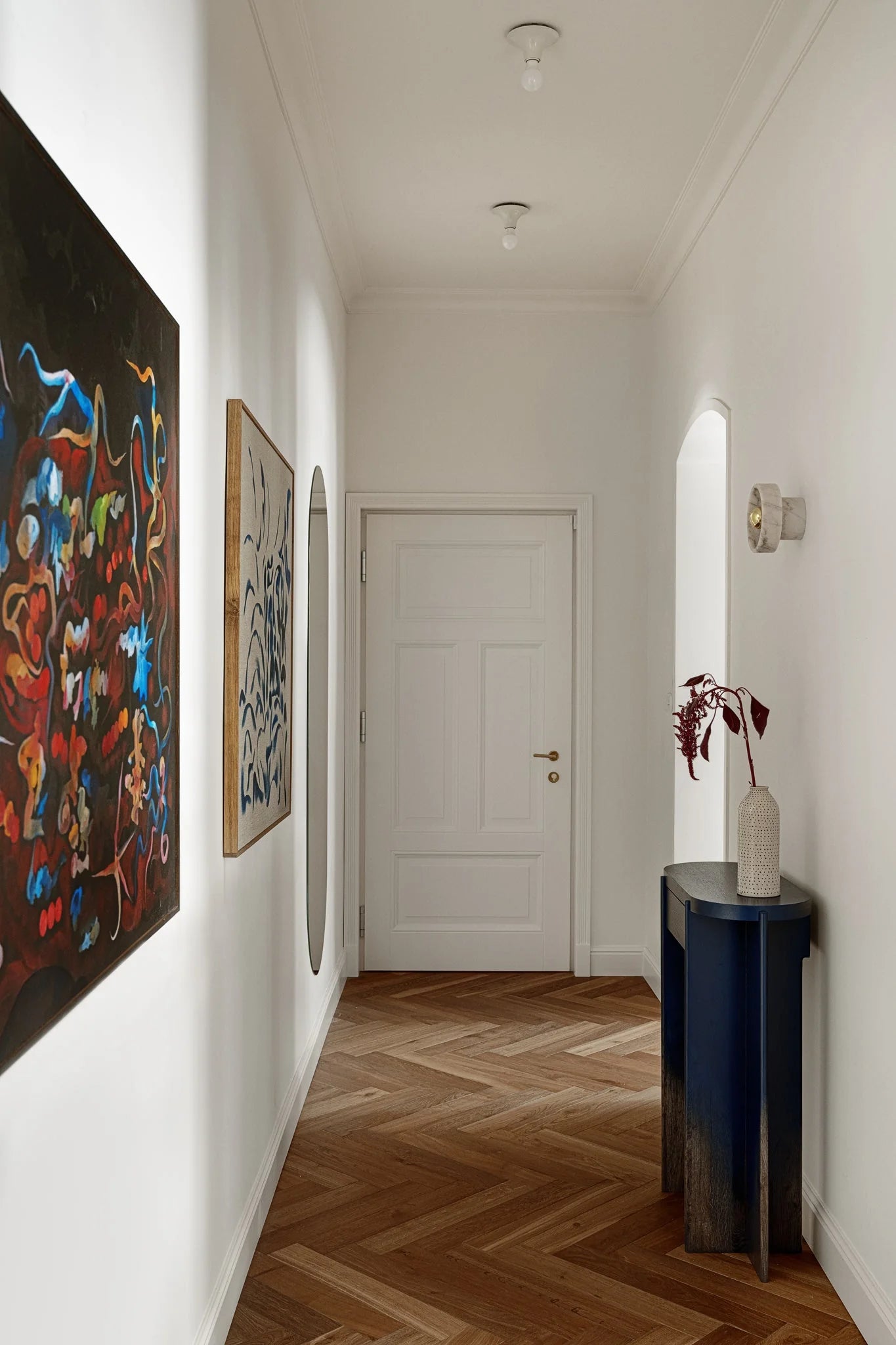 KIRU Console Dark Oak Wood