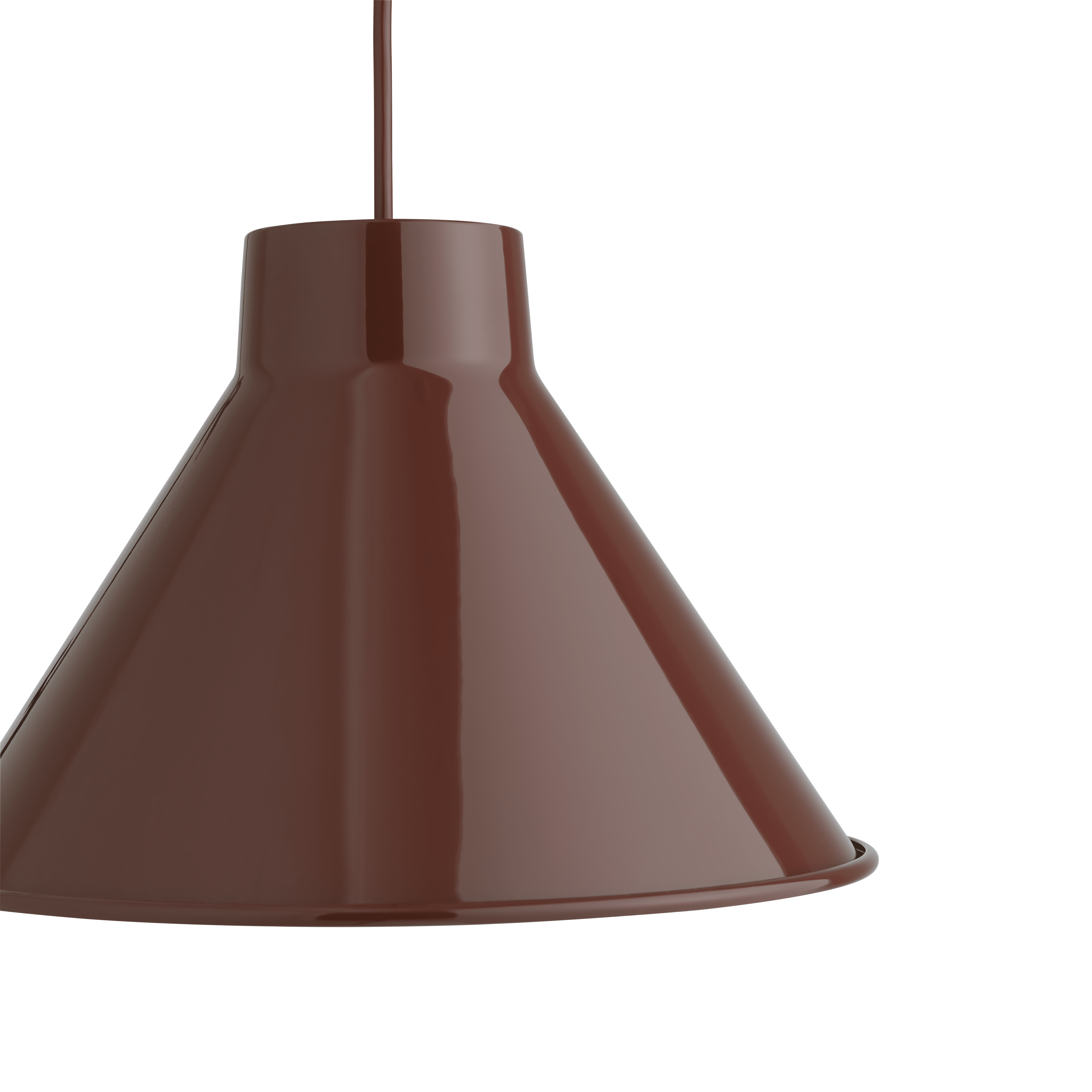 Závesná lampa TOP bordová