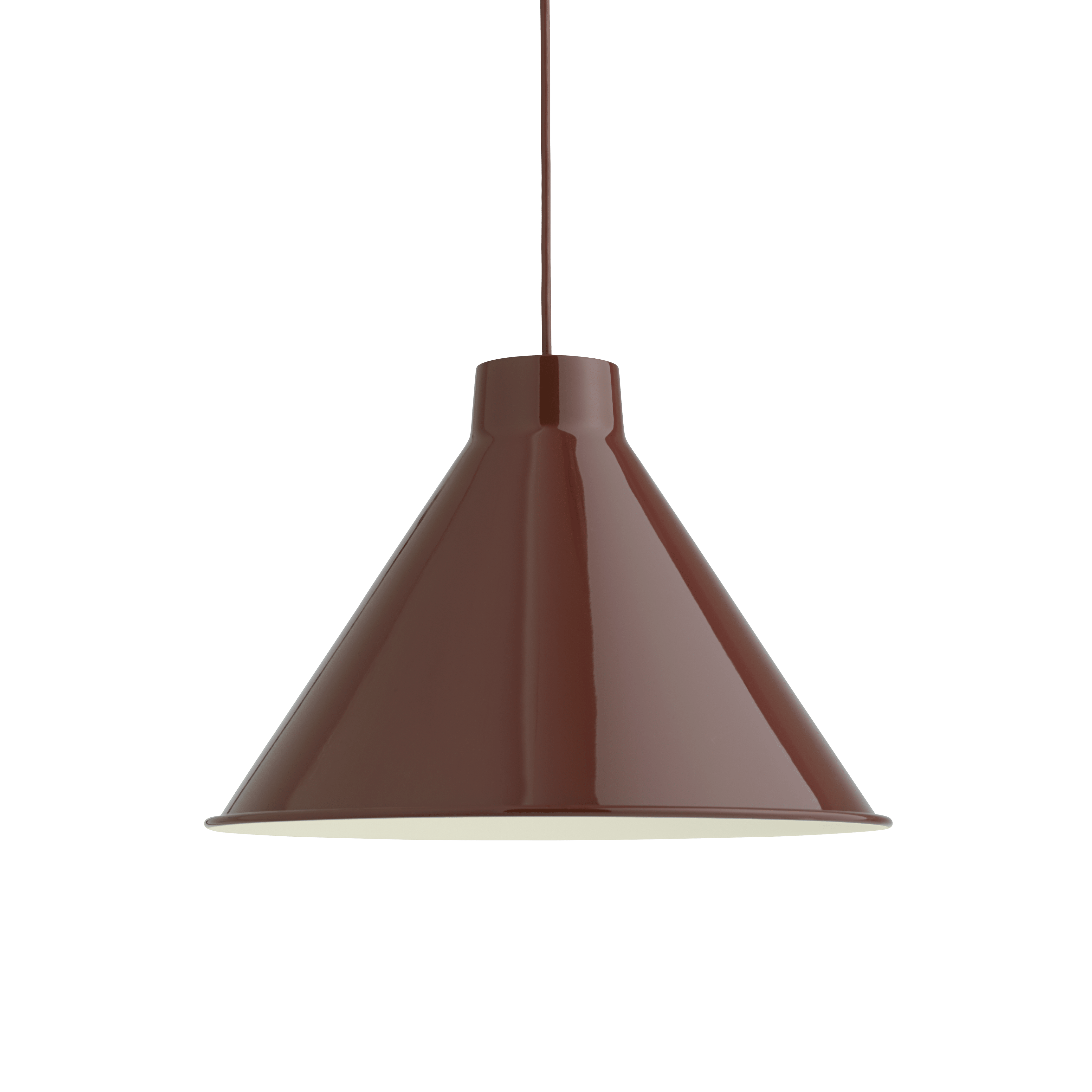 Závesná lampa TOP bordová