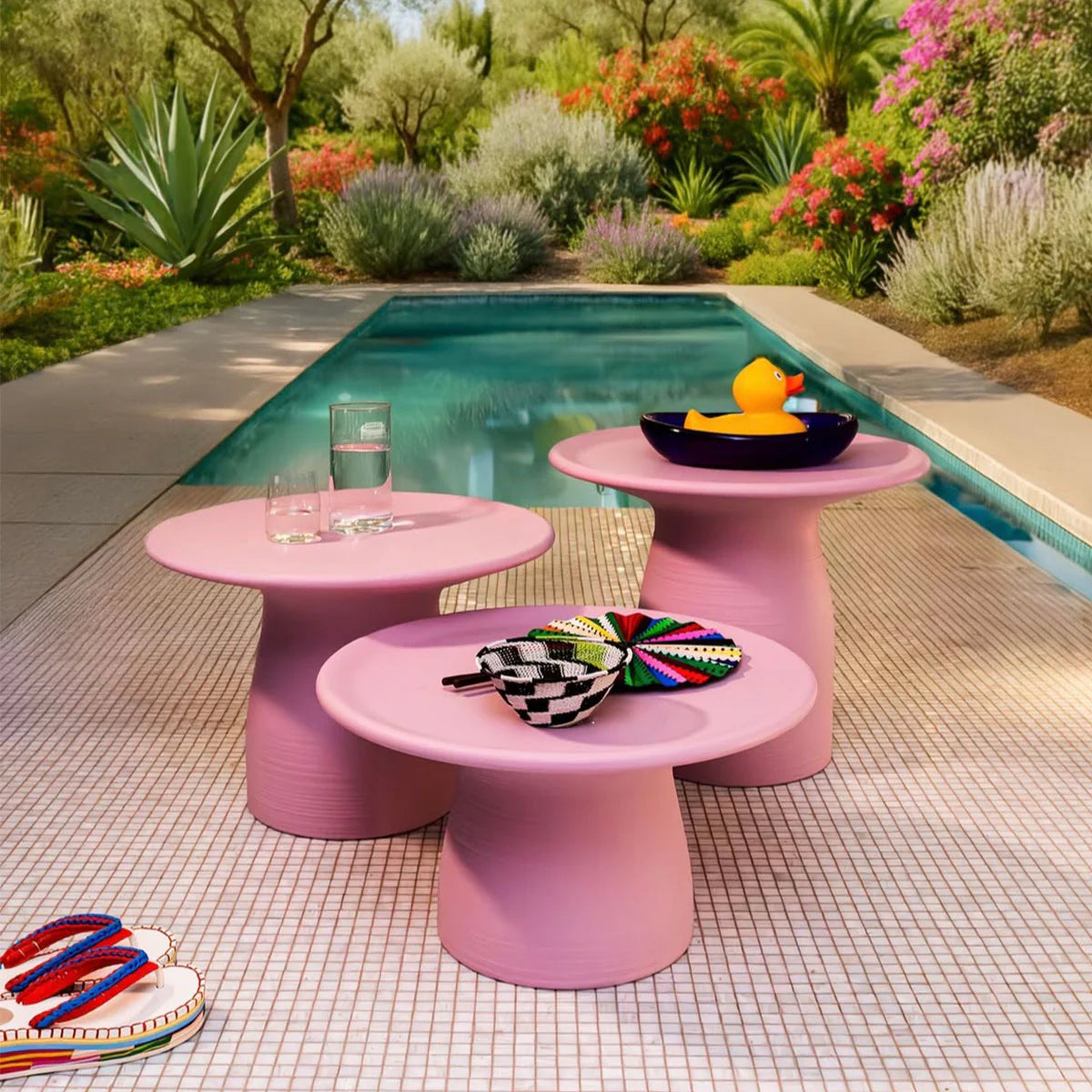 Bocný stolík TOTINO béžový