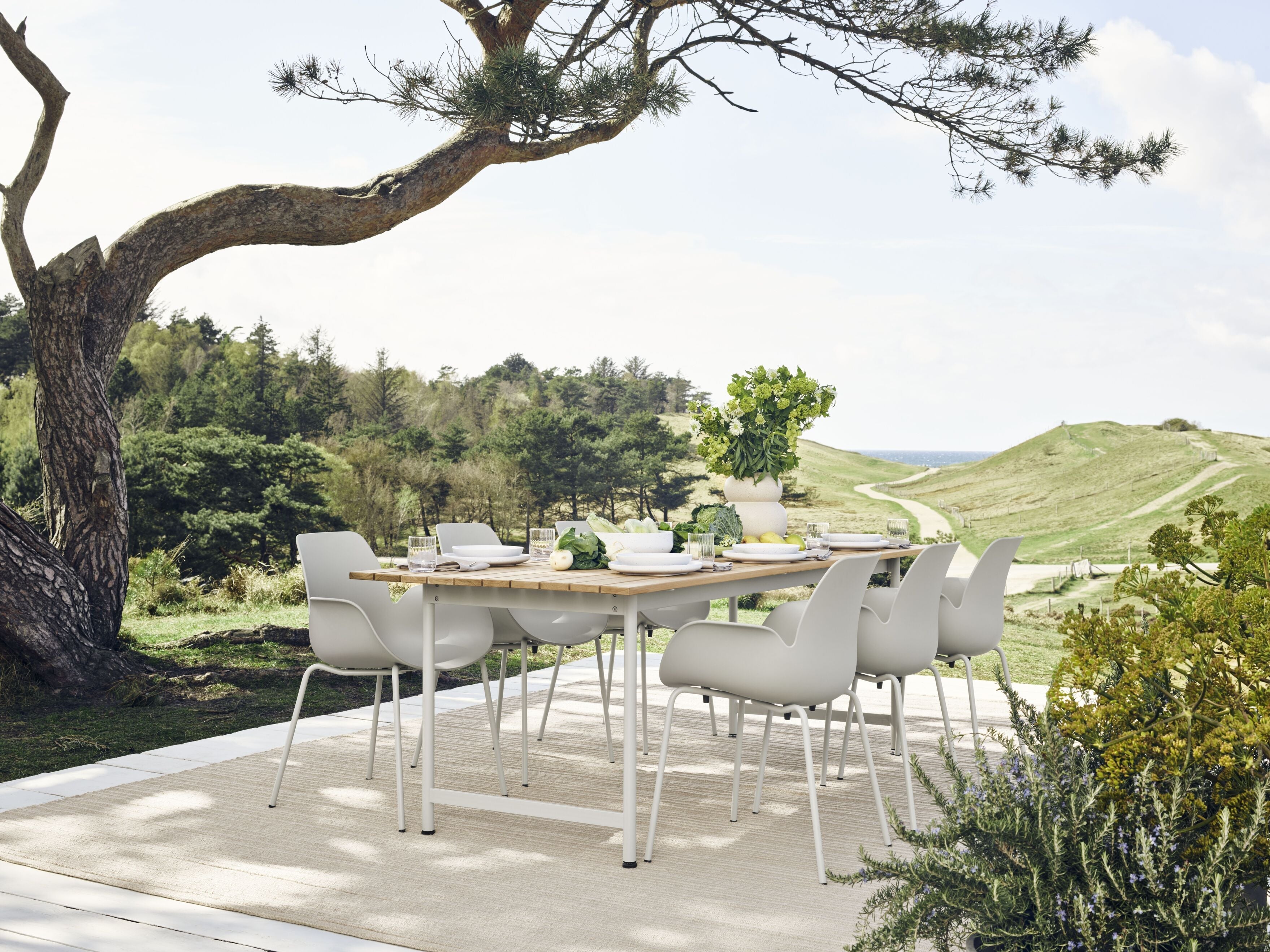 Záhradná stolička SEED šedá