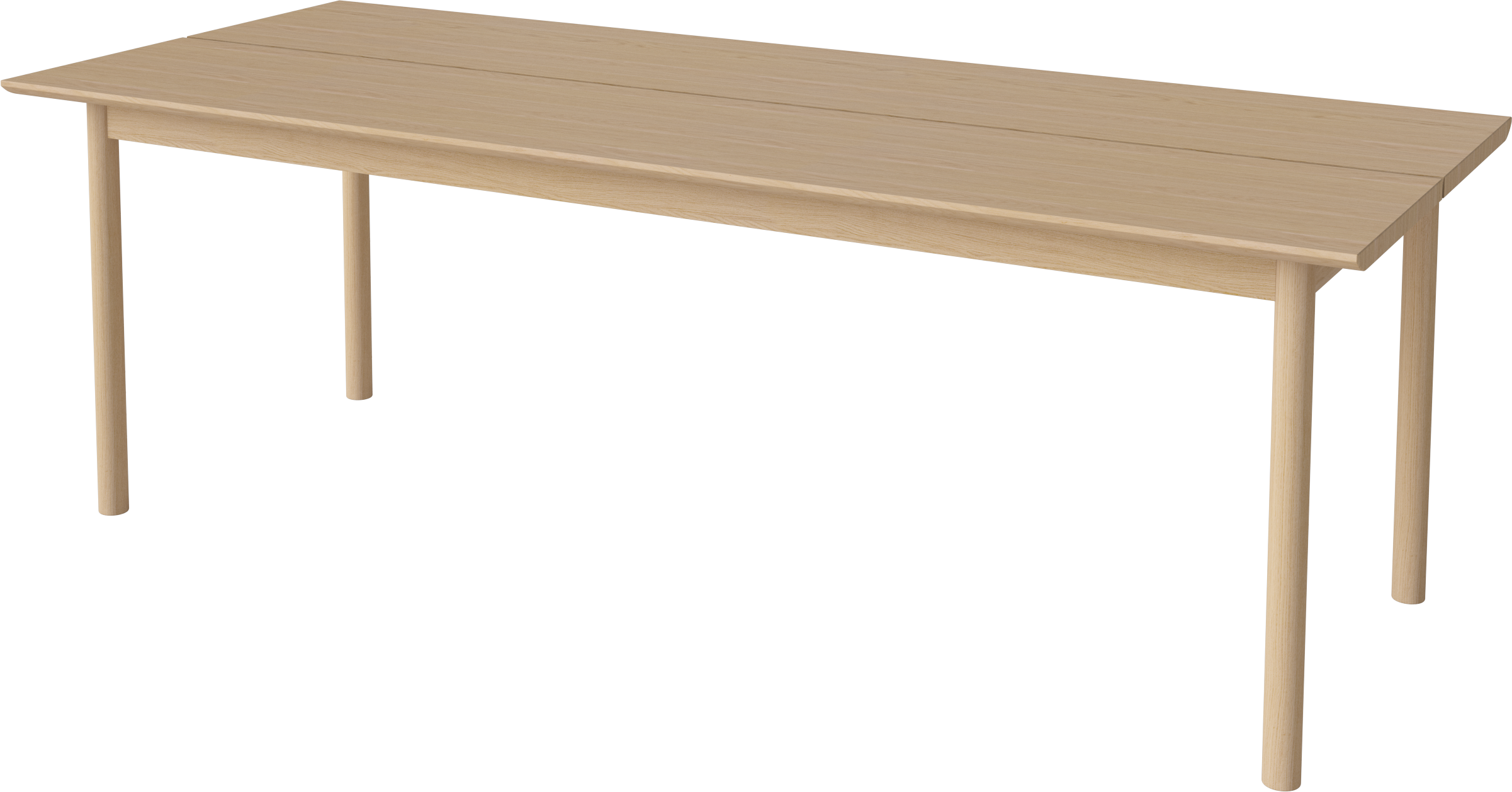 Stôl TRACK bielené dubové drevo