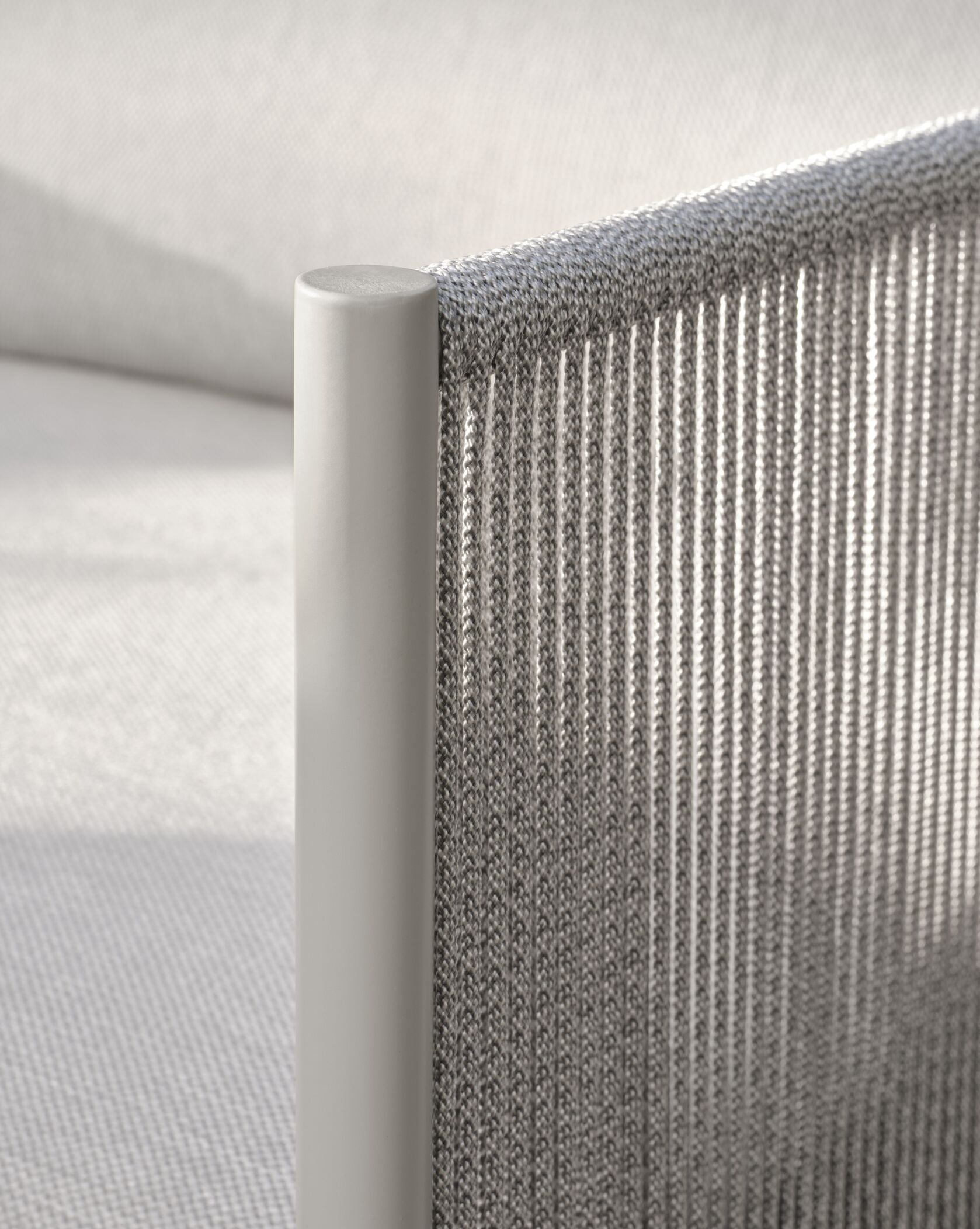 Záhradná pohovka pre 3 osoby TRACK čalúnená