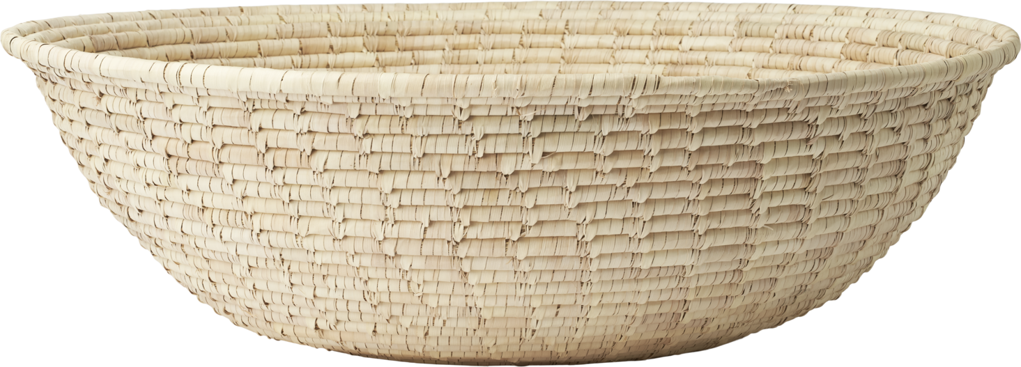 Košík TULIP s palmovými listami