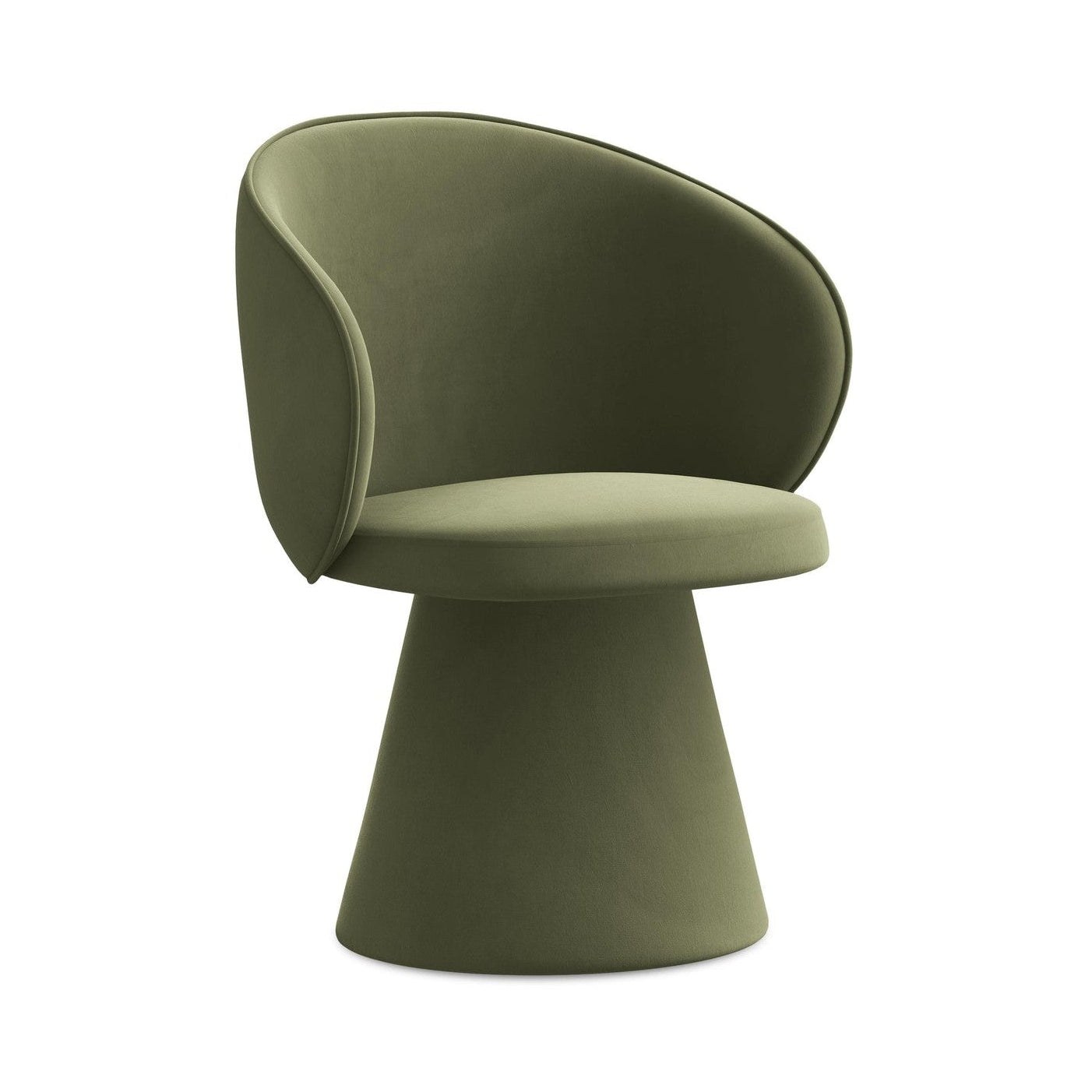 Velvet Chair UALA Olive Green