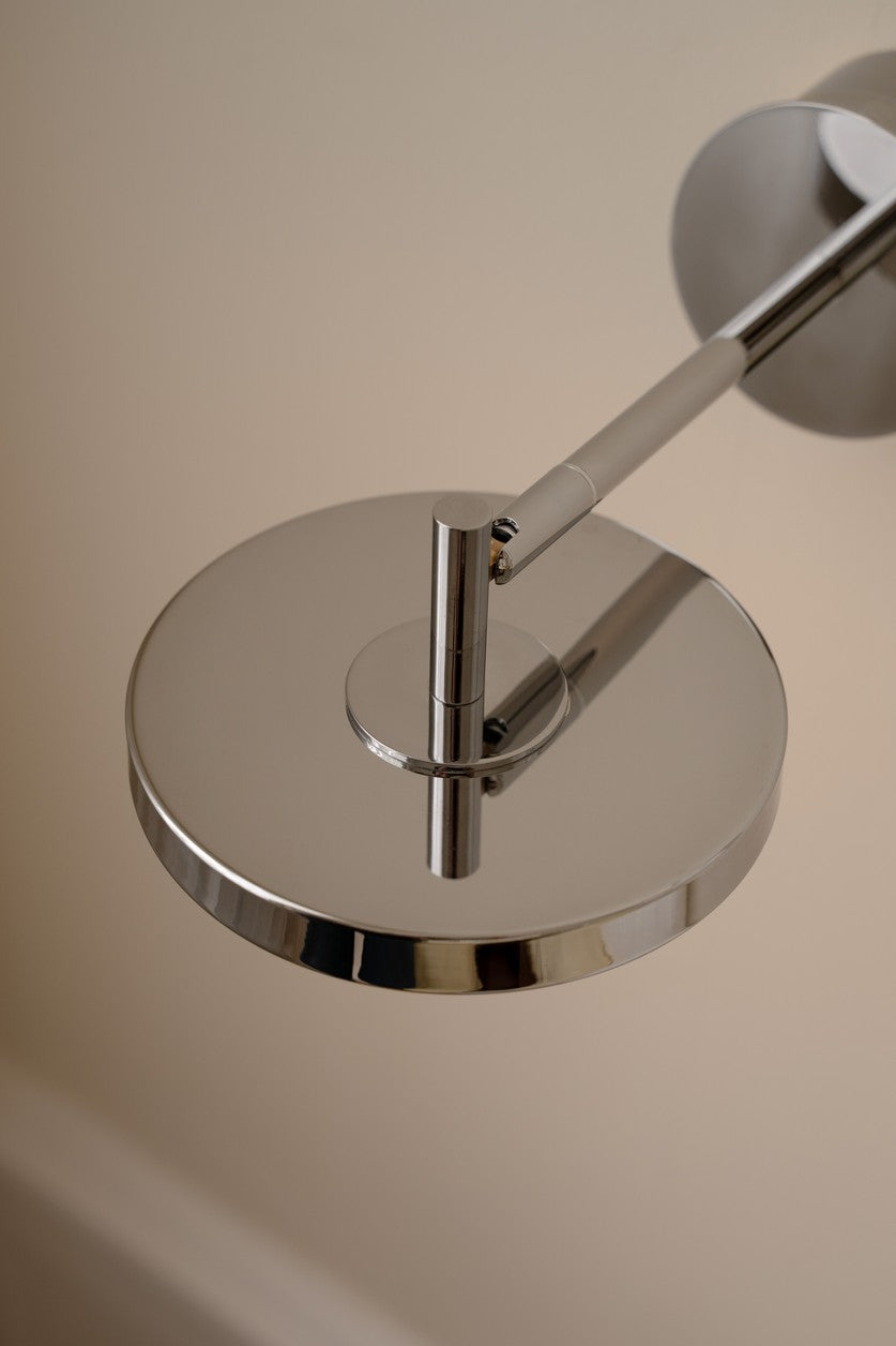 Nástenná lampa ASTERIA WALL MONOCHROME strieborná