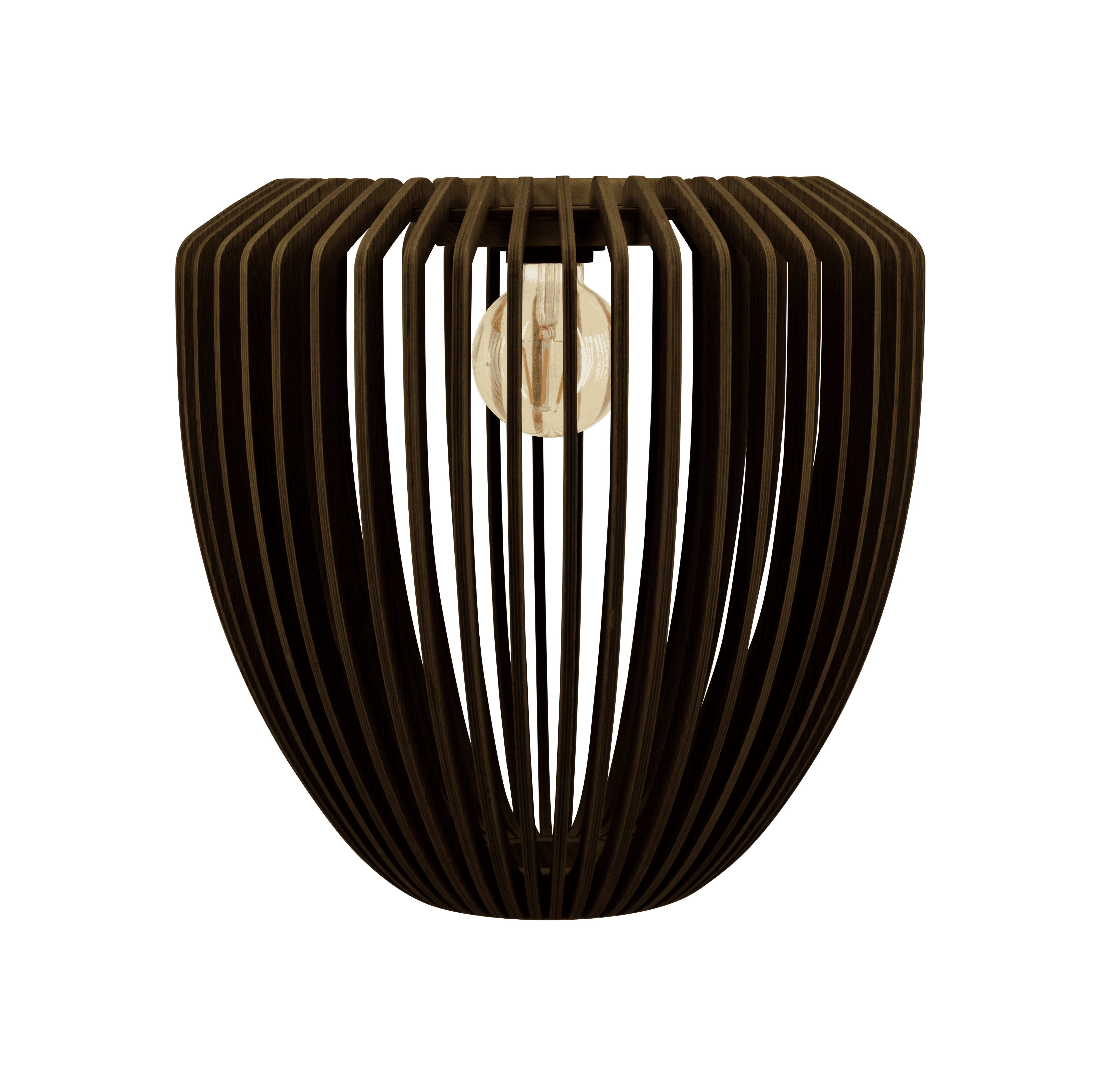 Abažúr CLAVA WOOD tmavý dub