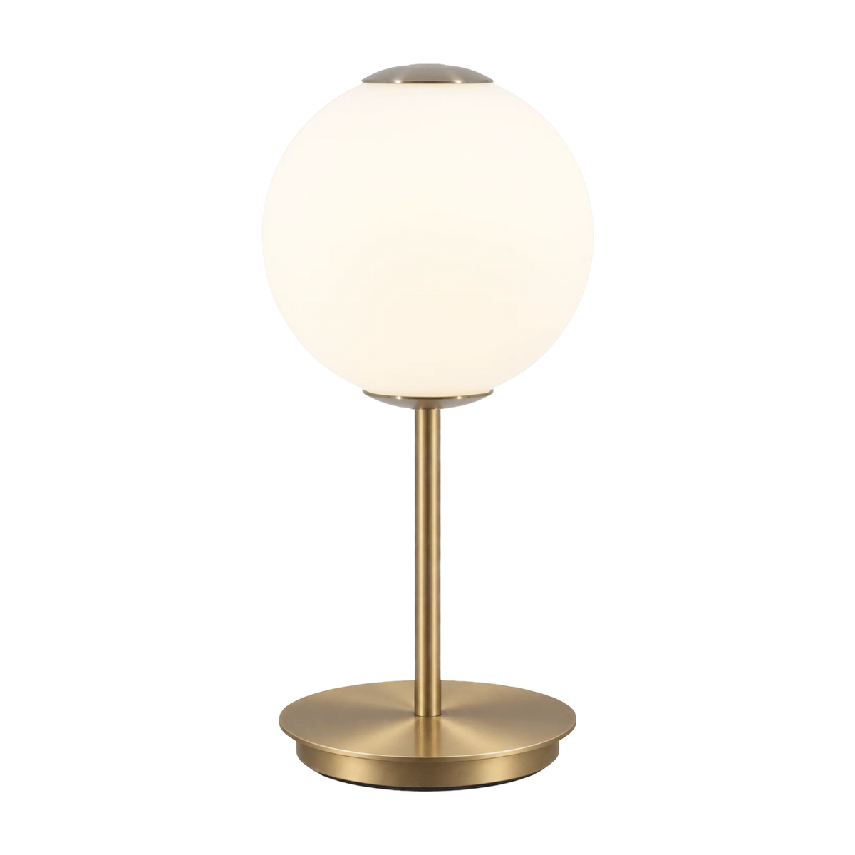 Prenosná lampa AUDREY MOVE biela so zlatým detailom