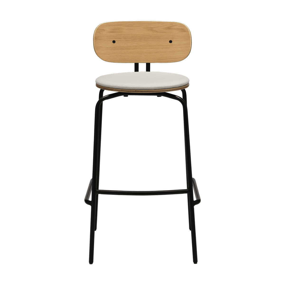 Beige curious hoker with a black base