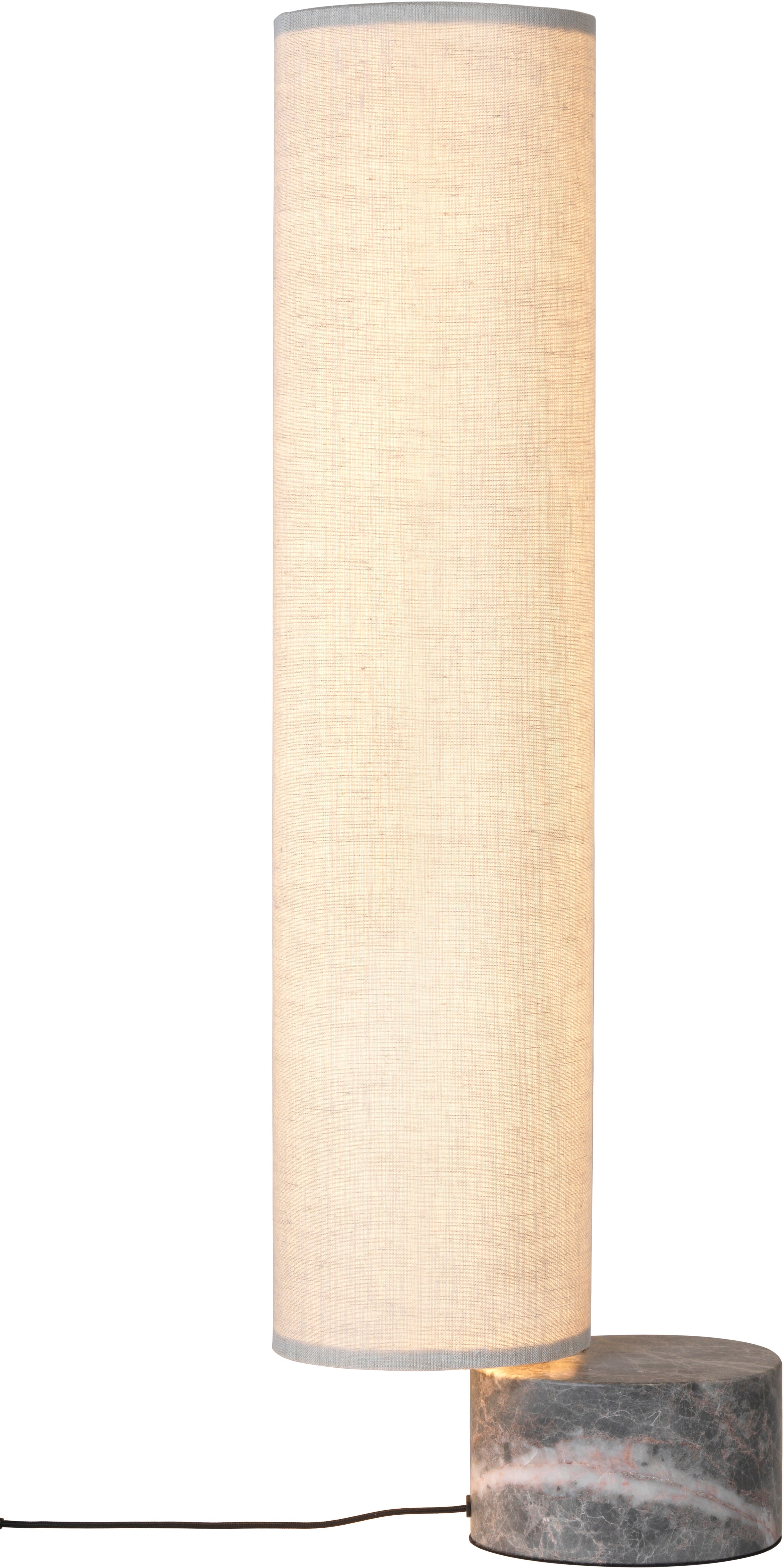 Stojaca lampa nastaviteľná UNBOUND šedý mramor