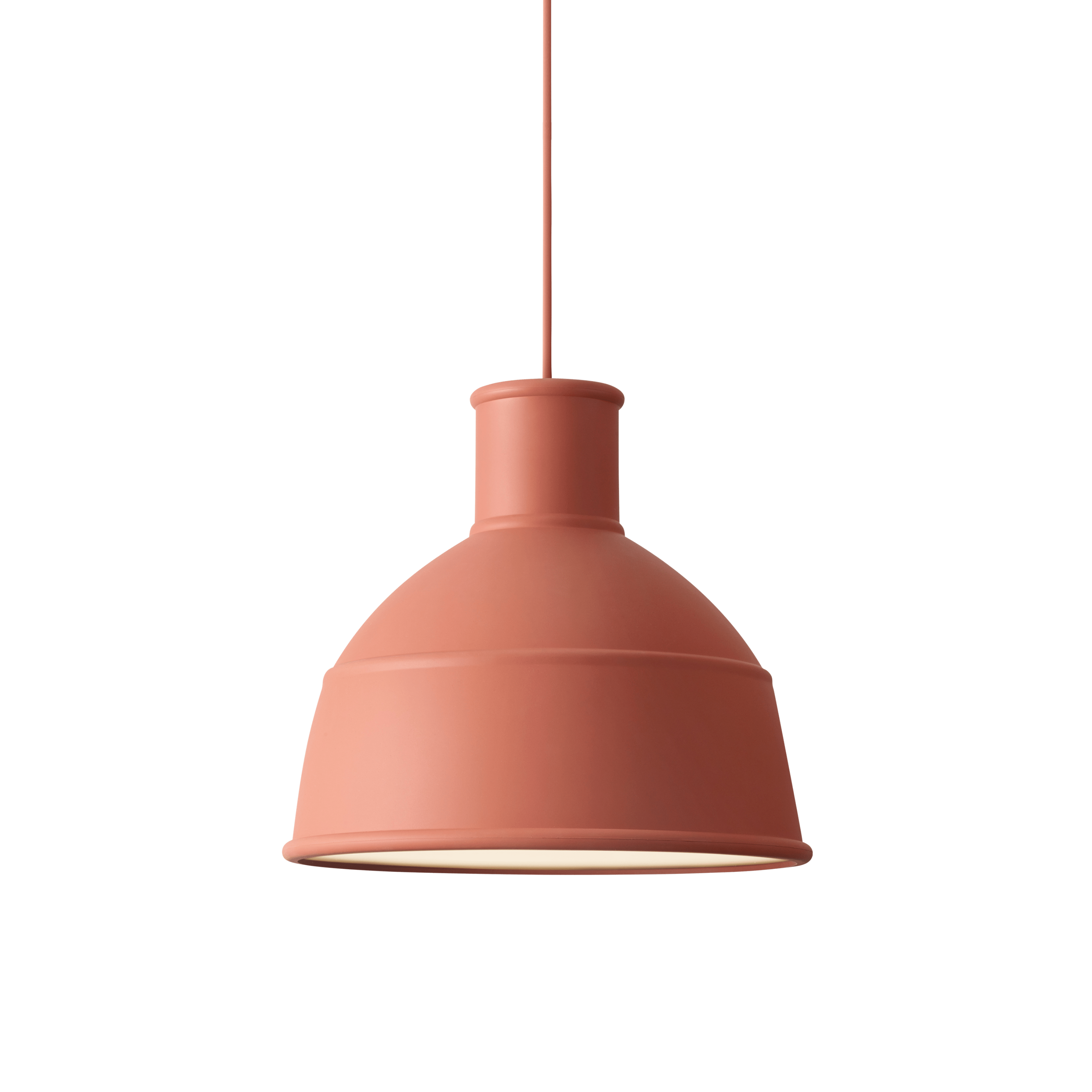 Závesná lampa UNFOLD tehlová
