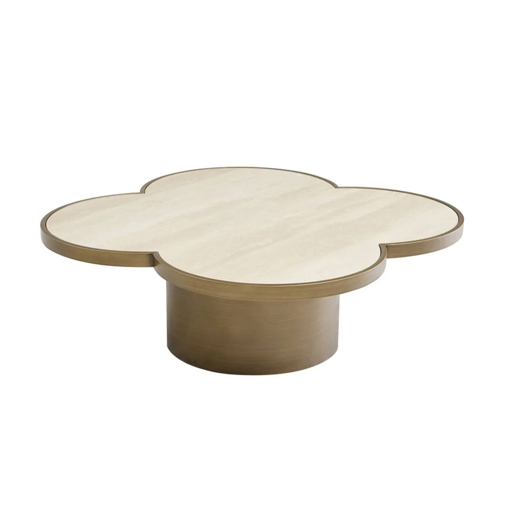 Kávový stolík CLOVER béžový