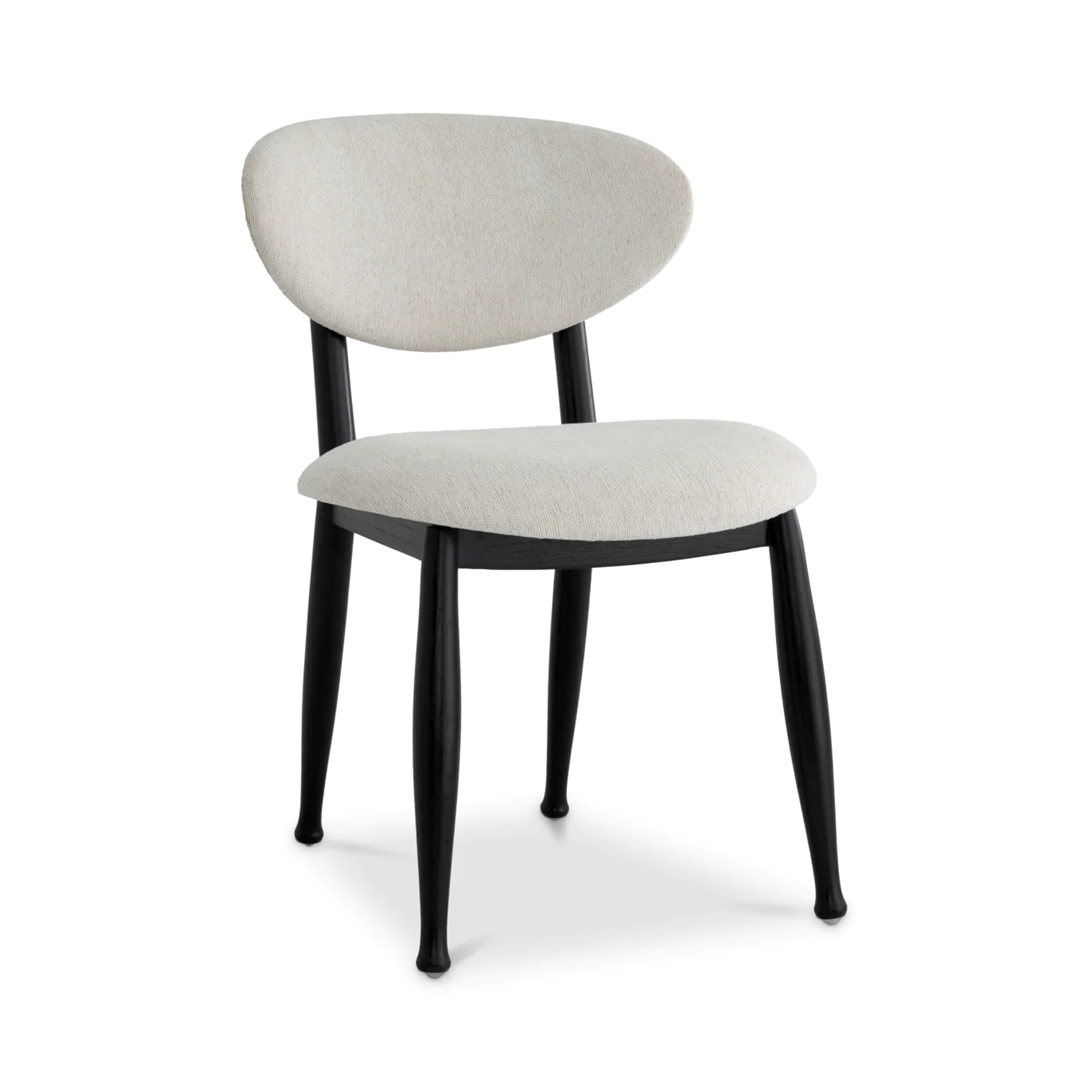 Stolička ALLSTON šedá s čiernym podstavcom