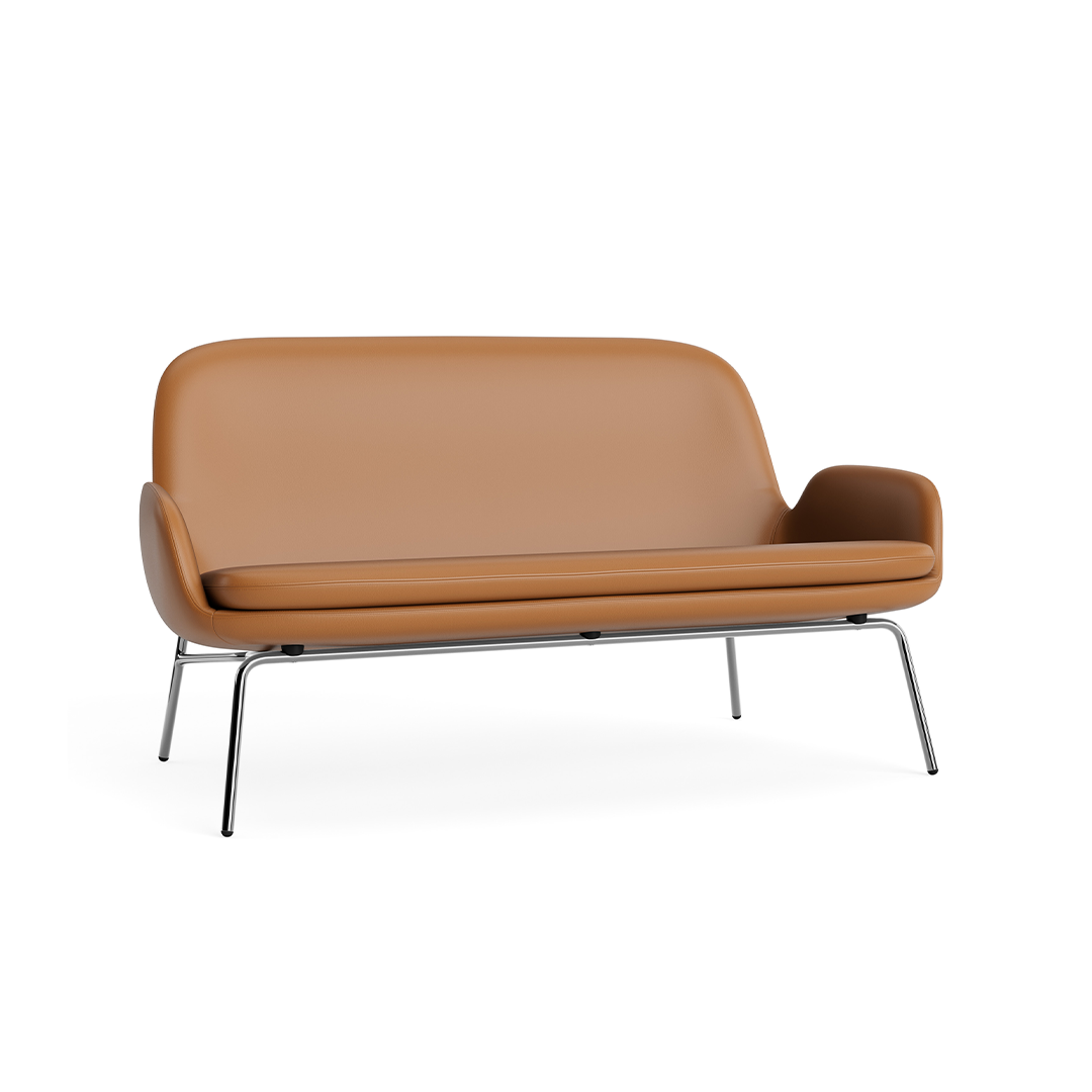 Pohovka čalúnená ERA s chrómovým podstavcom