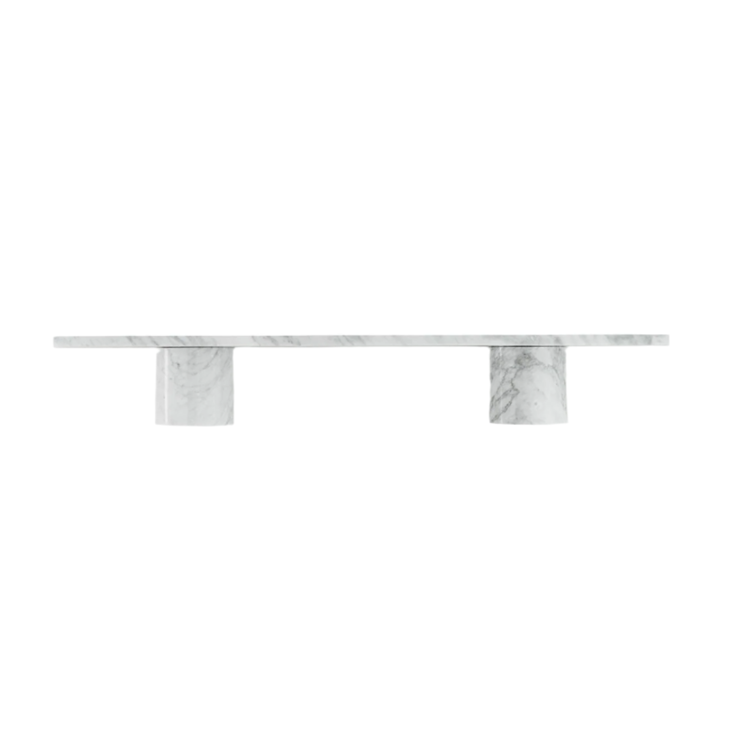 Shelf stena white marble