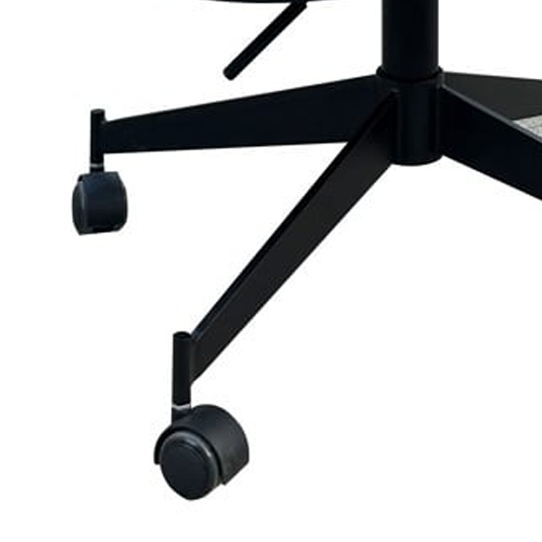 Otočné kreslo ROCHENNE šedý melír s čiernym podstavcom