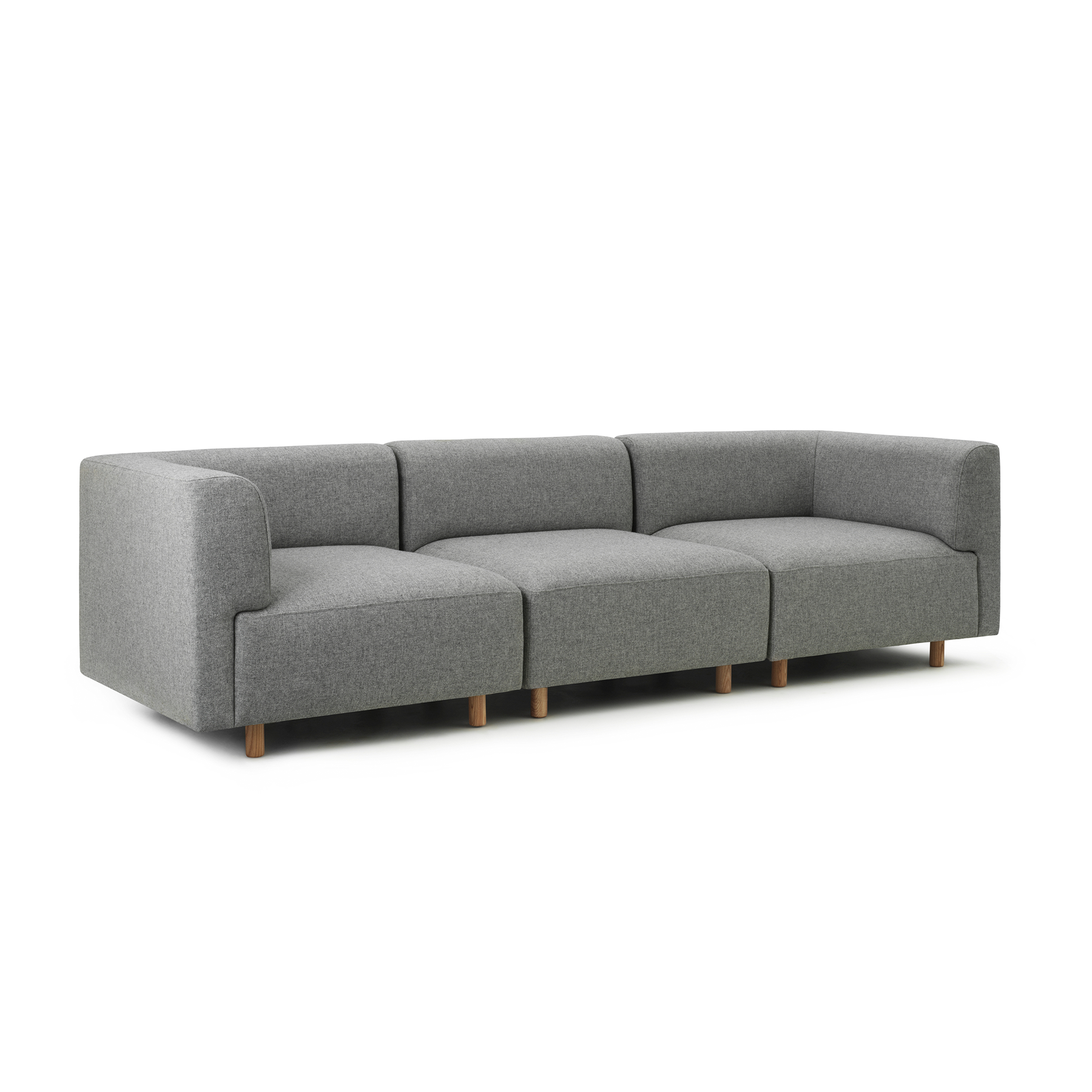 Sofa čalúnená REDO s dubovou základňou