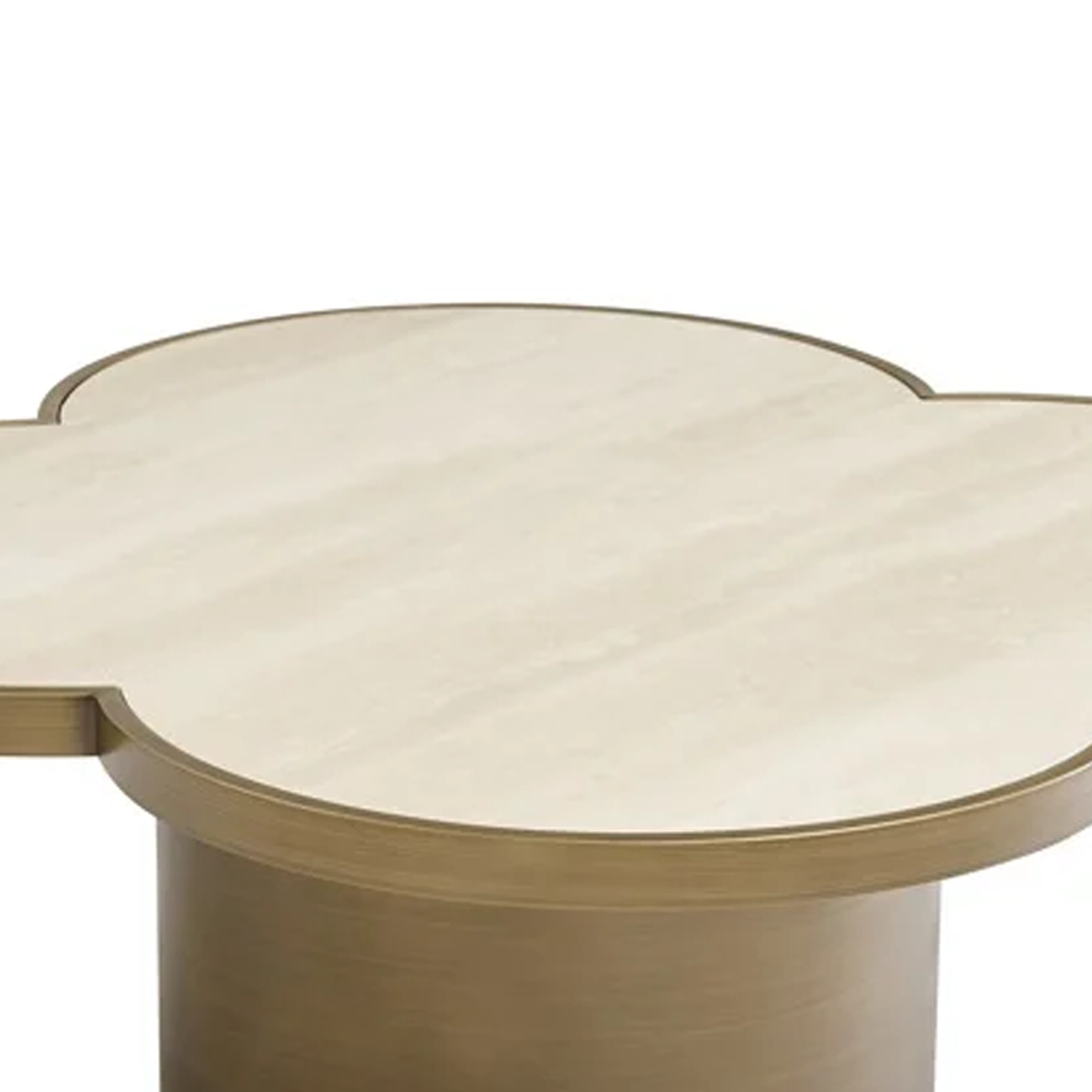 Kávový stolík CLOVER béžový