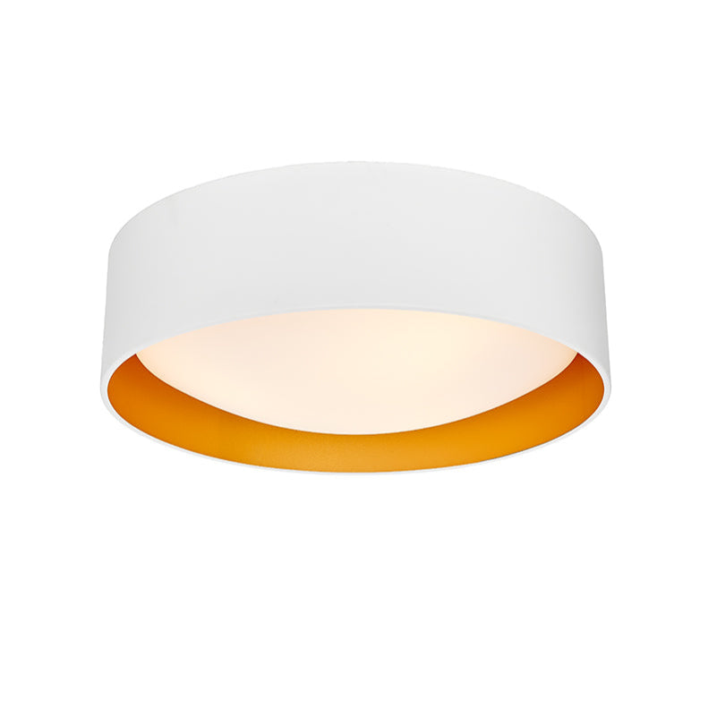 VERO ceiling light white with gold center