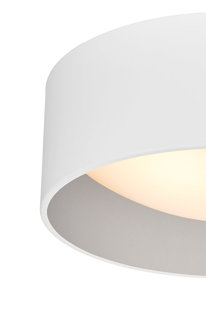 VERO ceiling light white with silver center