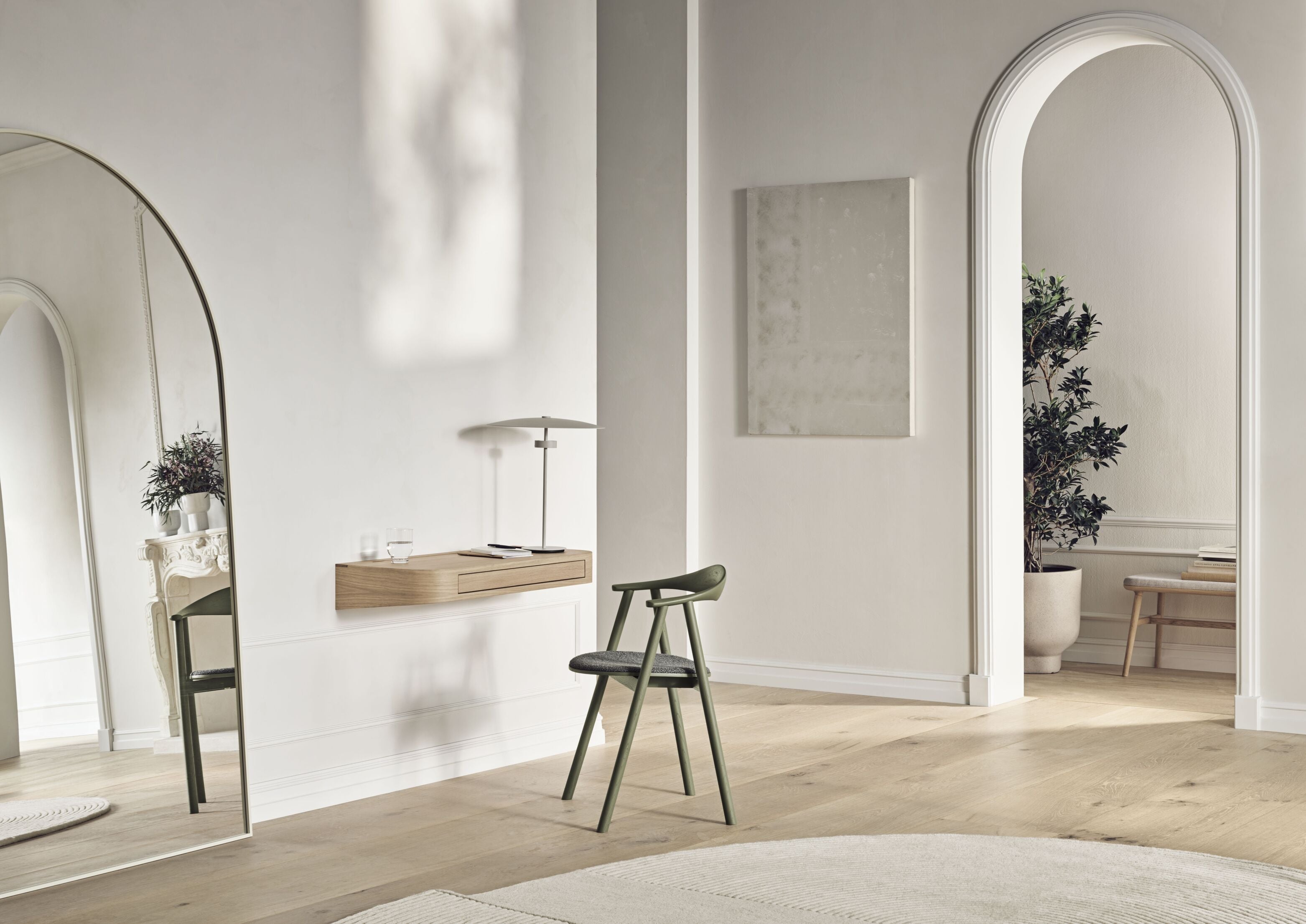 Luster RIPPLE s krémovým rámom