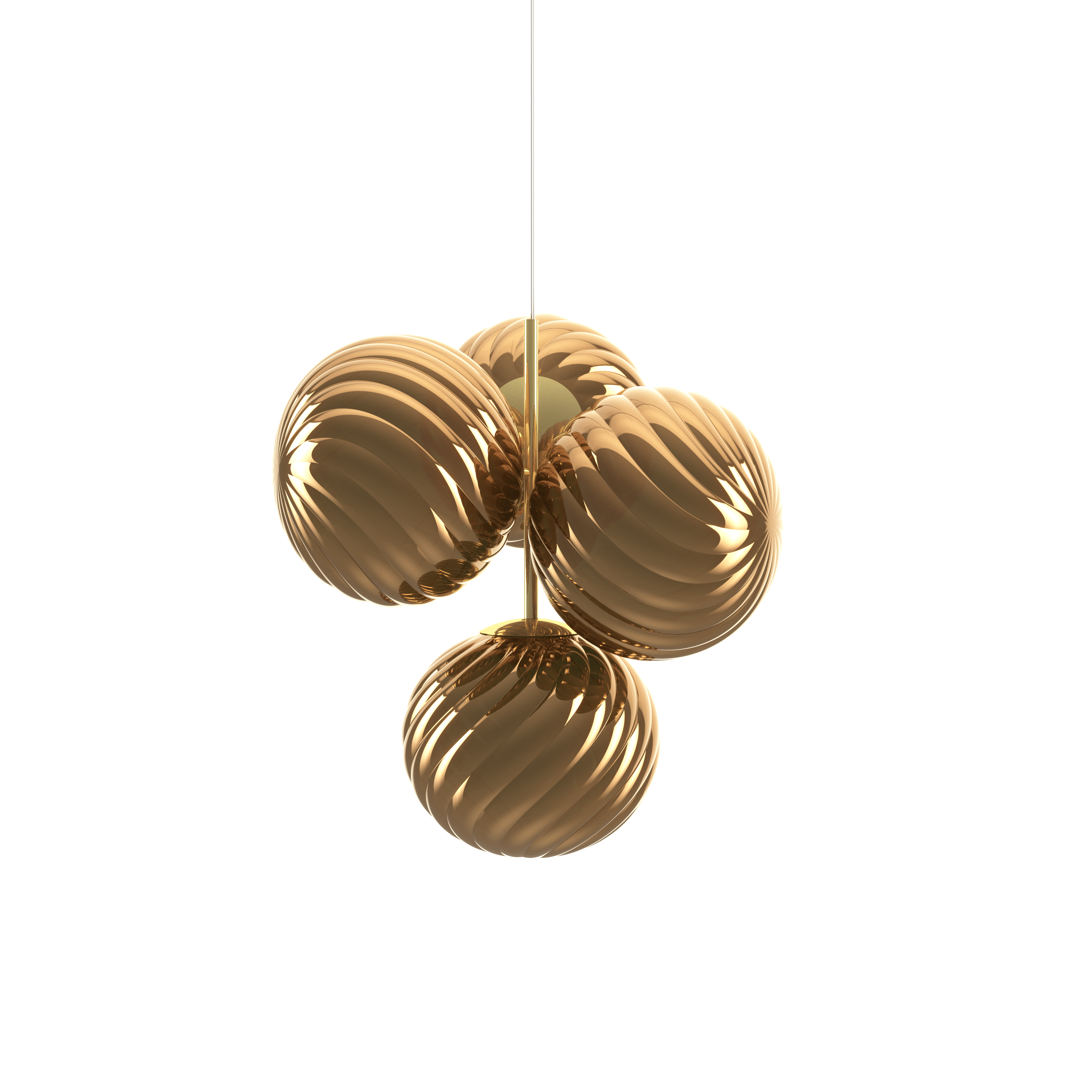 WHIRL SMALL pendant lamp gold