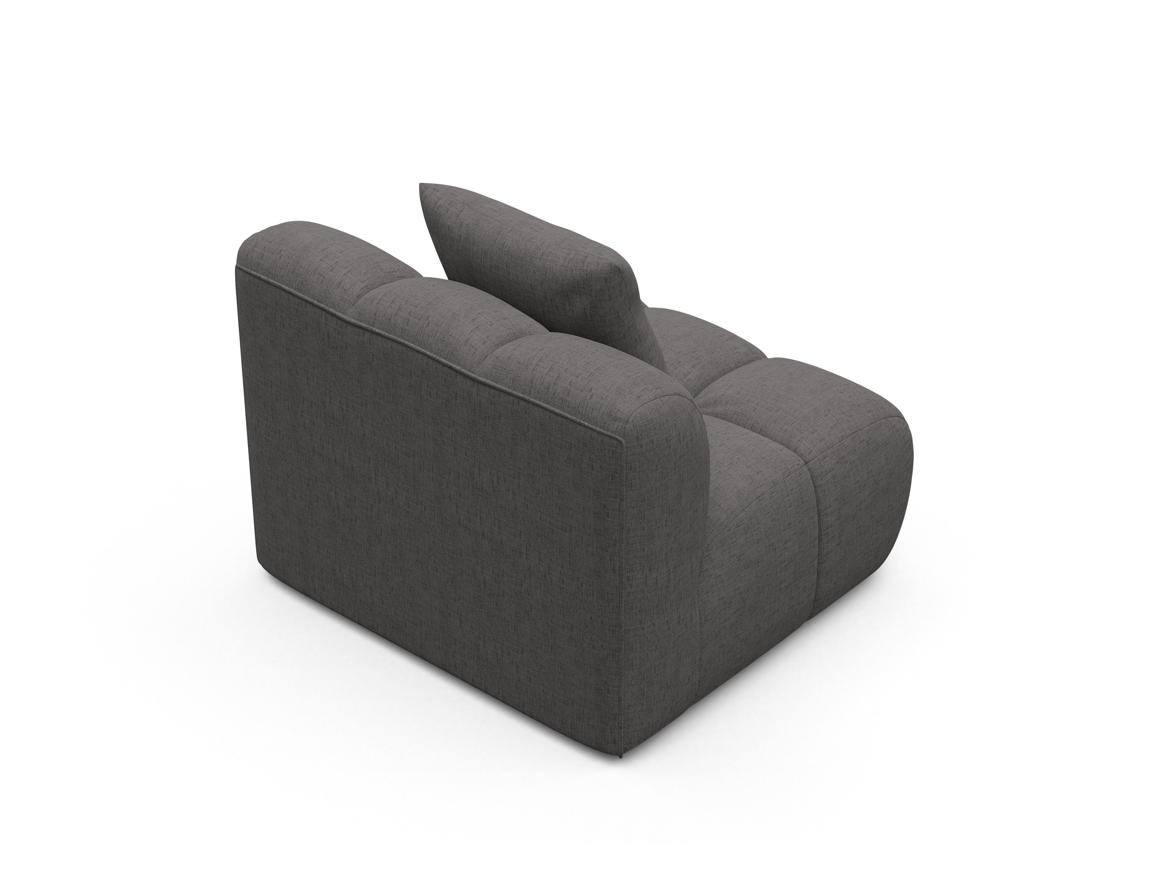 Astro Module Armchair Gray Chenille