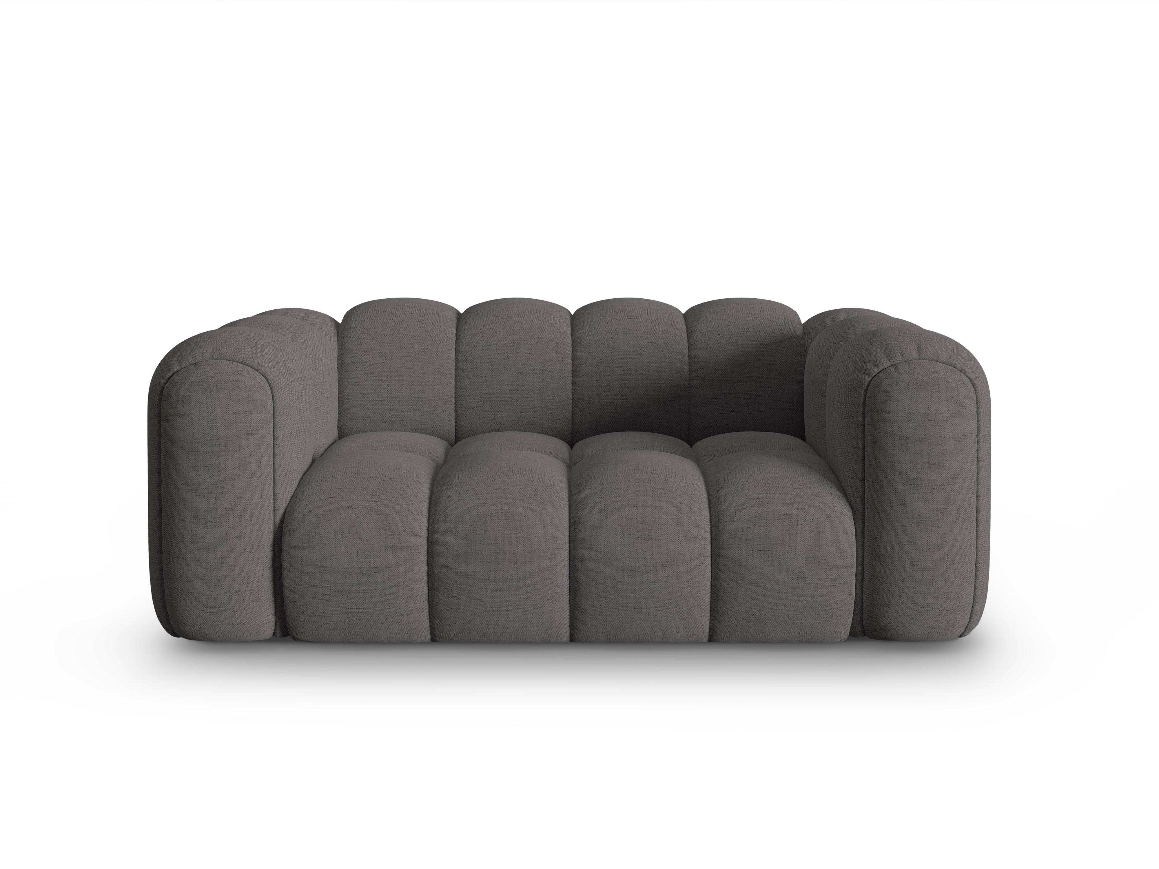 ASTRO Gray Chenille 2-Seater Sofa