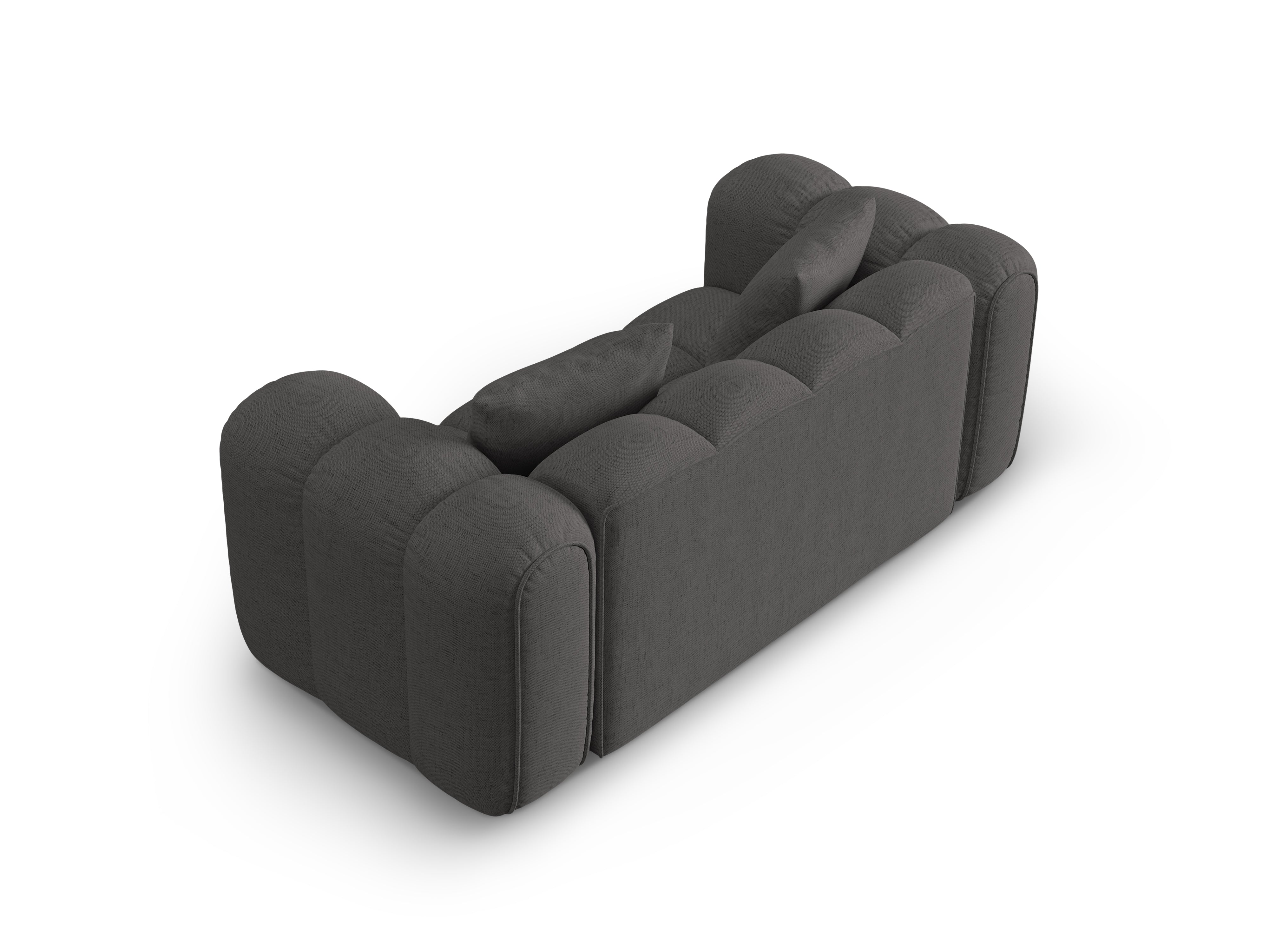 ASTRO Gray Chenille 2-Seater Sofa
