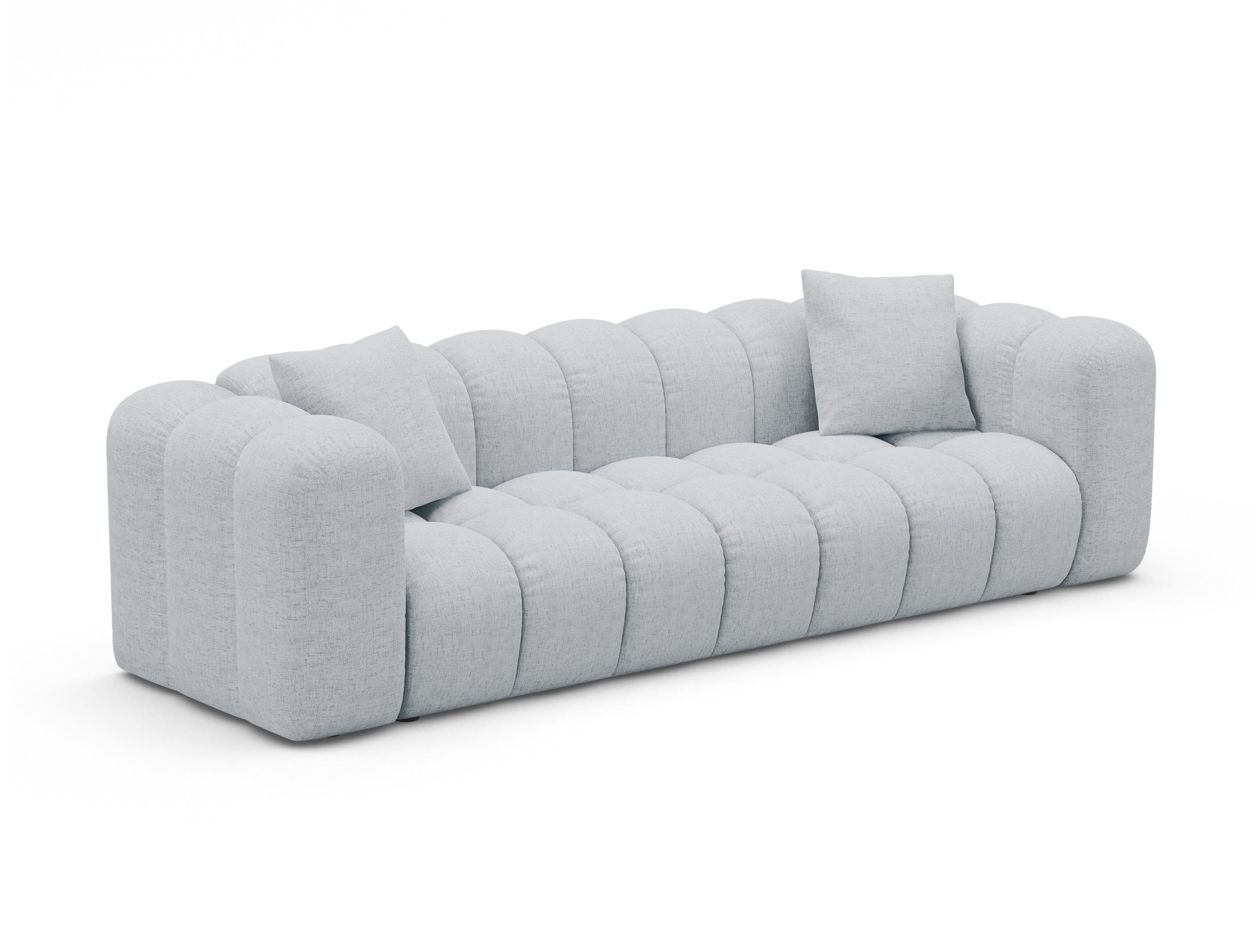 Pohovka s funkciou spania ASTRO svetlosivý šenil